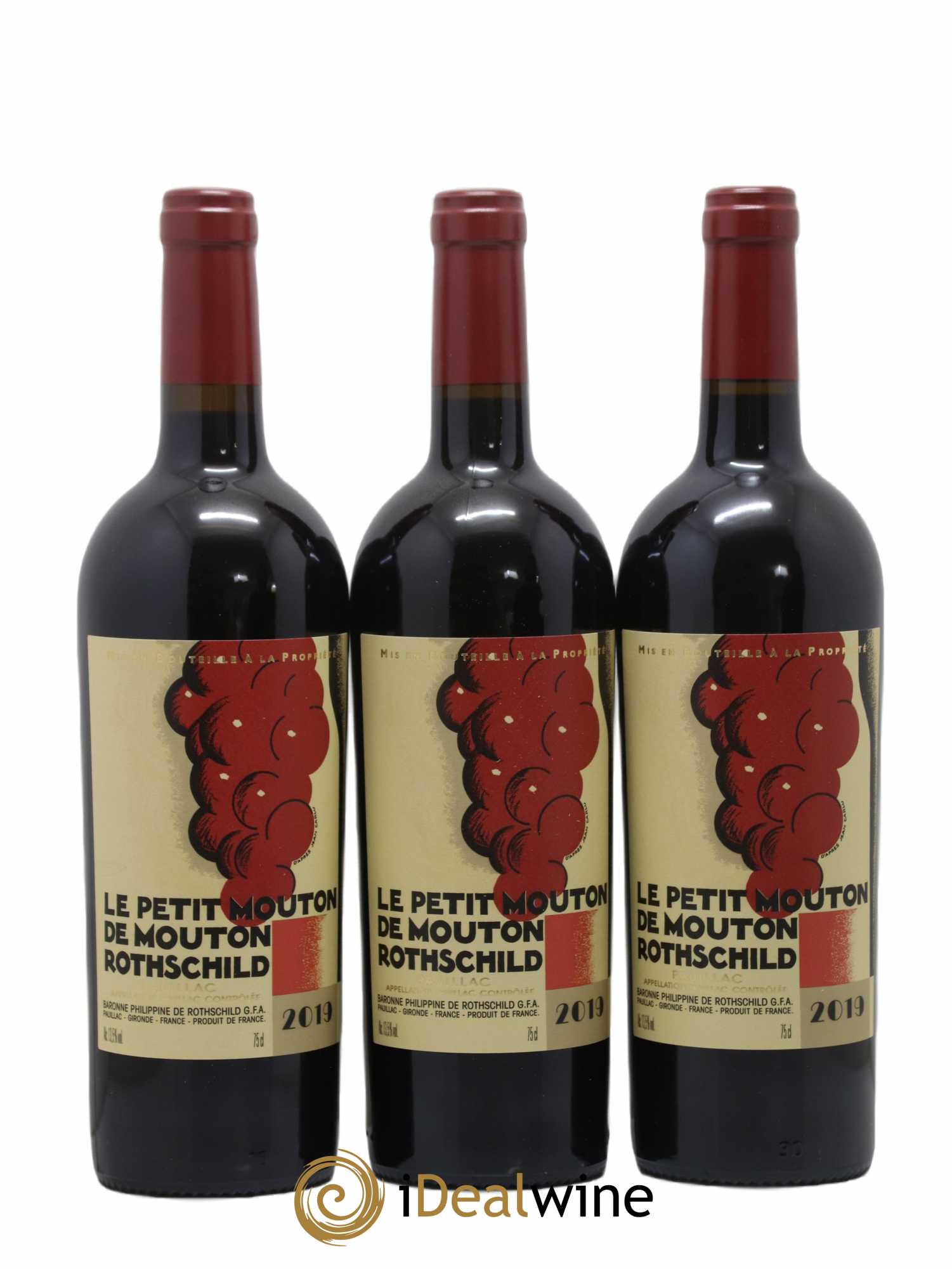 Petit Mouton Second Vin 2019 - Lot de 6 bouteilles - 3