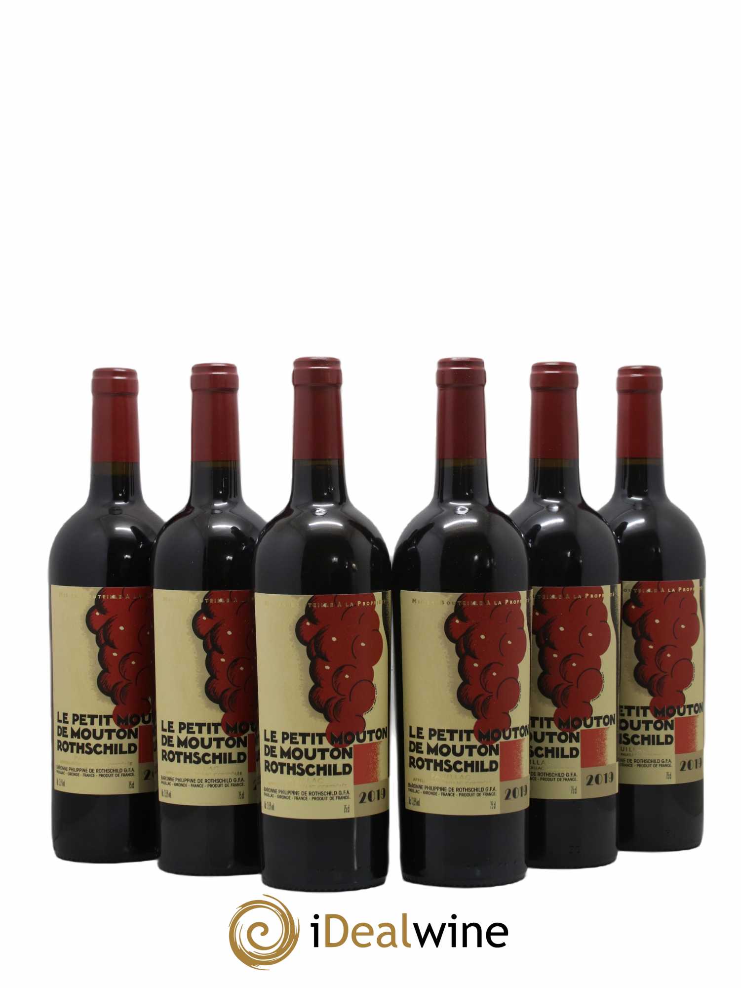 Petit Mouton Second Vin 2019 - Lot de 6 bouteilles - 0