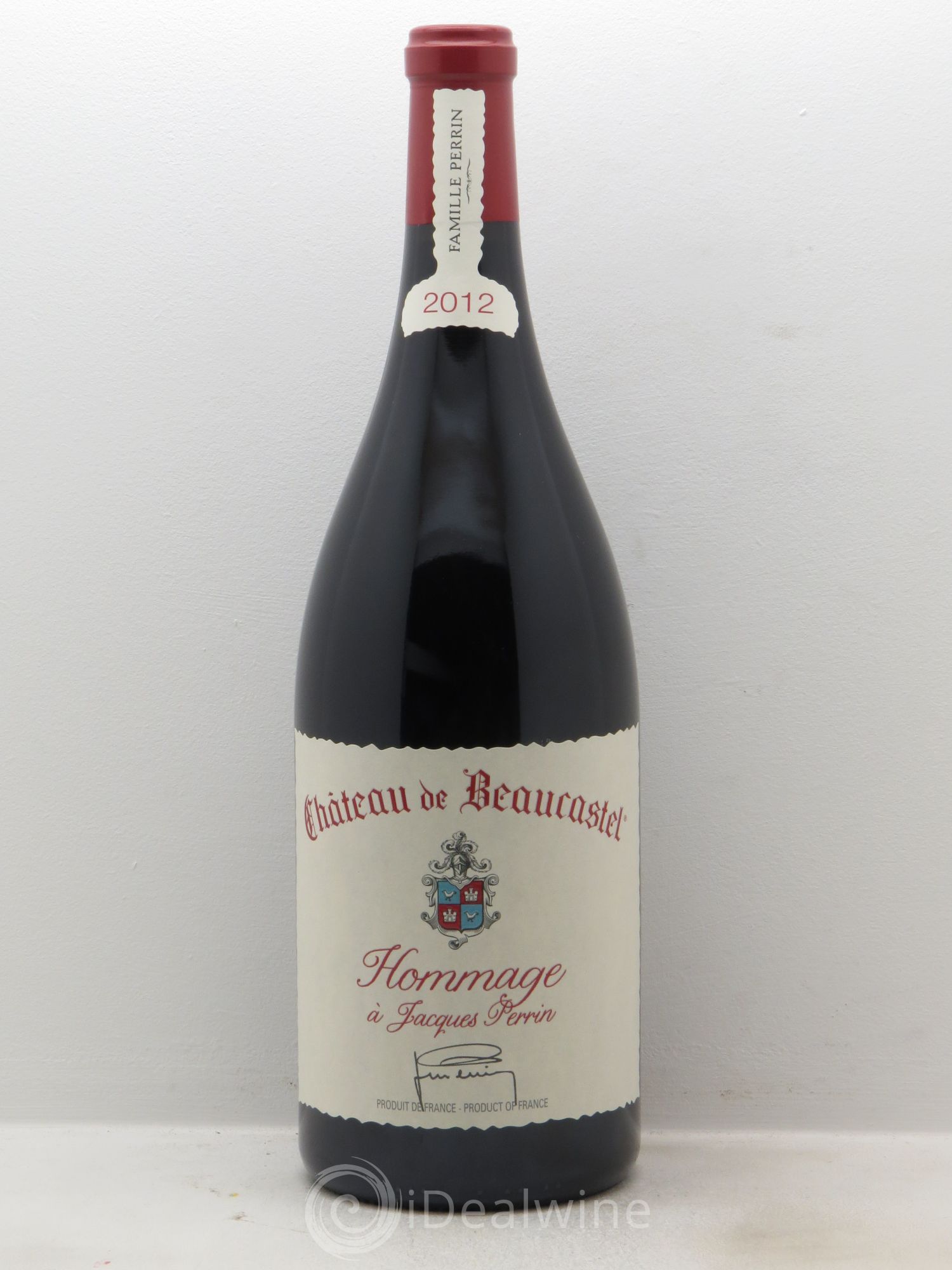 Châteauneuf-du-Pape Château de Beaucastel Hommage à Jacques Perrin Famille Perrin 2012 - Lot de 1 magnum - 0