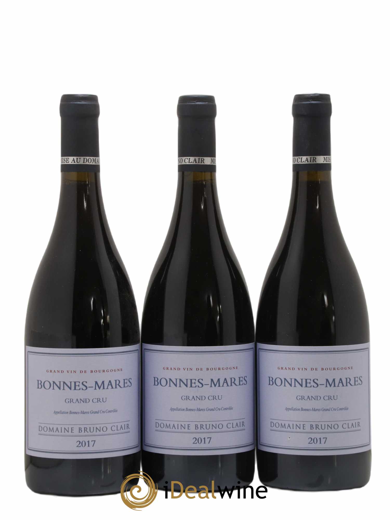 Bonnes-Mares Grand Cru Bruno Clair (Domaine) 2017 - Lot de 3 bouteilles - 0