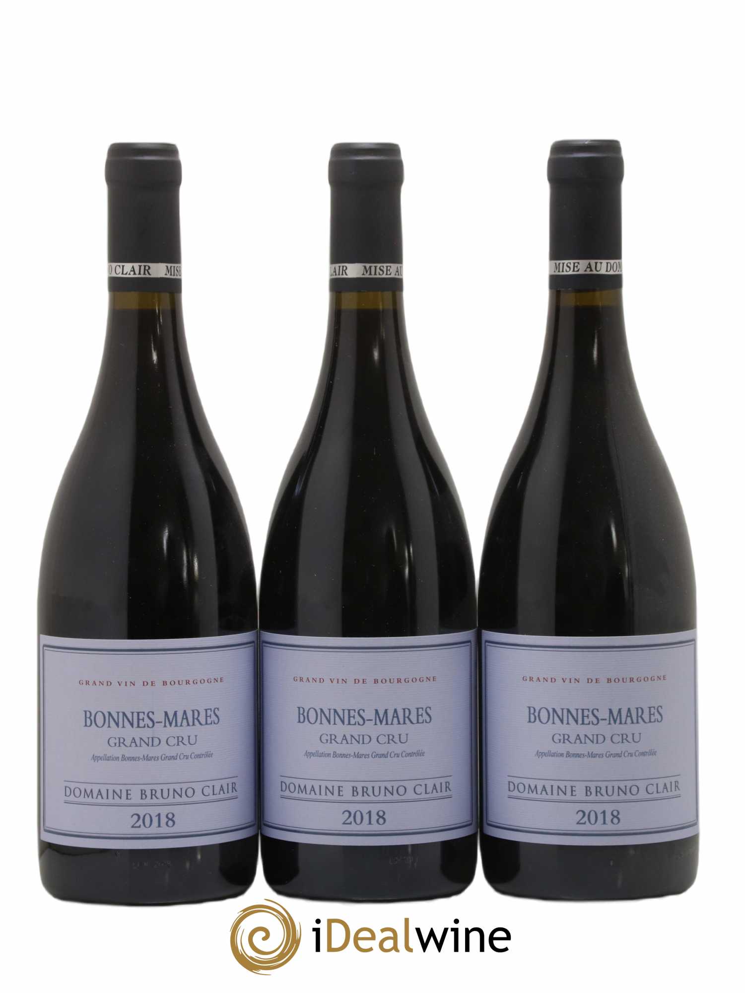 Bonnes-Mares Grand Cru Bruno Clair (Domaine) 2018 - Lot de 3 bouteilles - 0