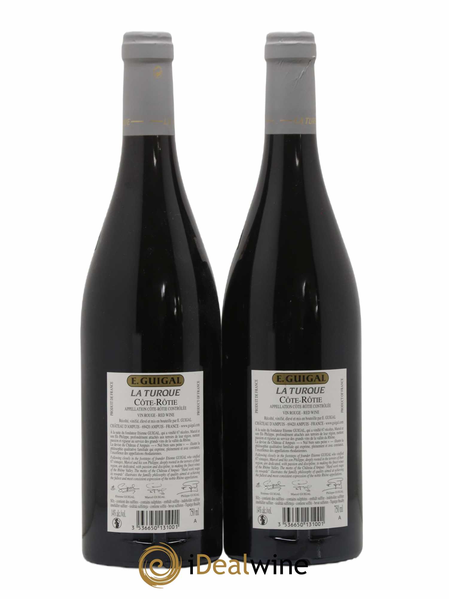 Côte-Rôtie La Turque Guigal 2017 - Lot de 2 bouteilles - 1