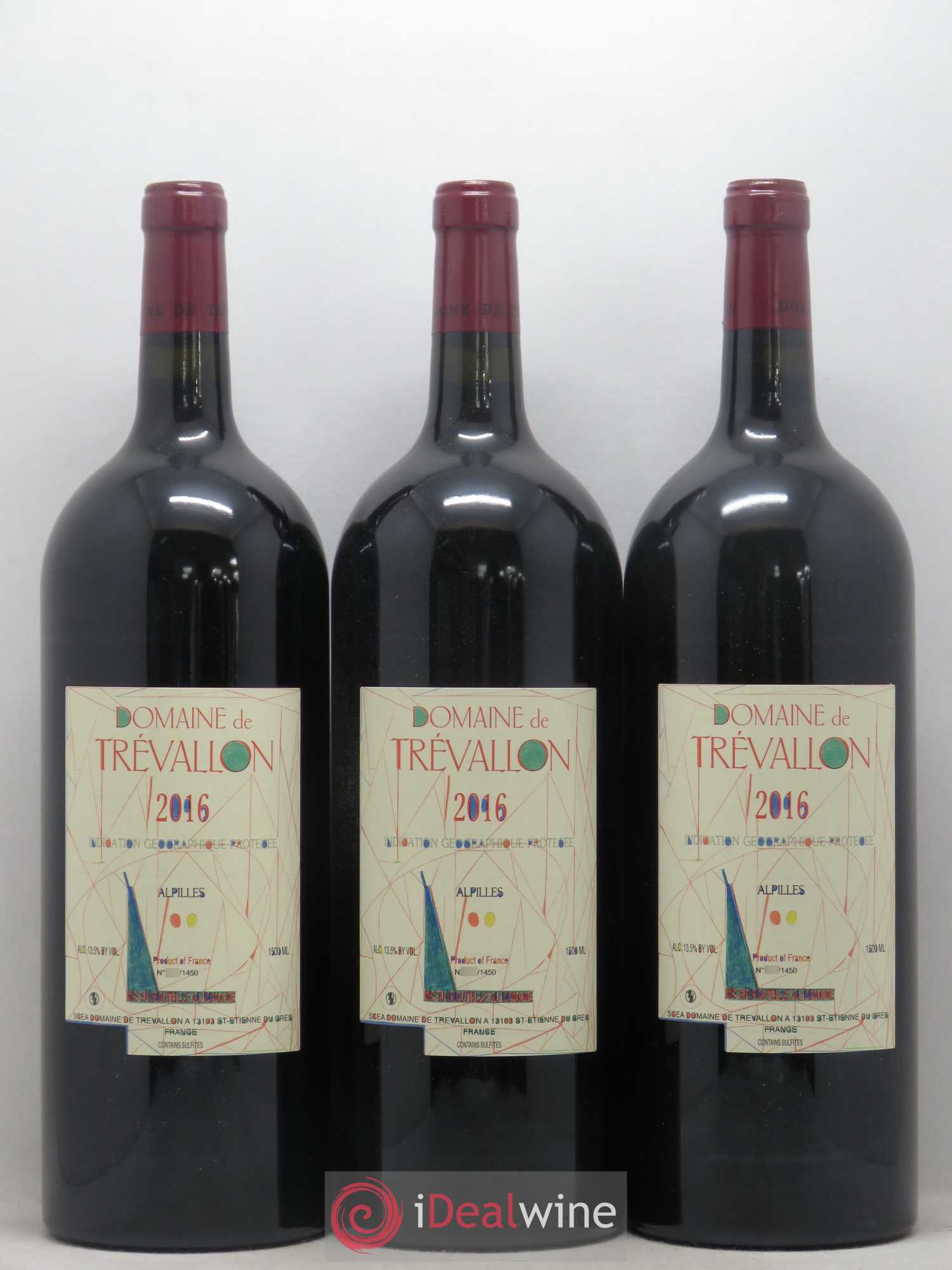 Alpilles Trévallon (Domaine de) Eloi Dürrbach 2016 - Lot de 3 magnums - 0