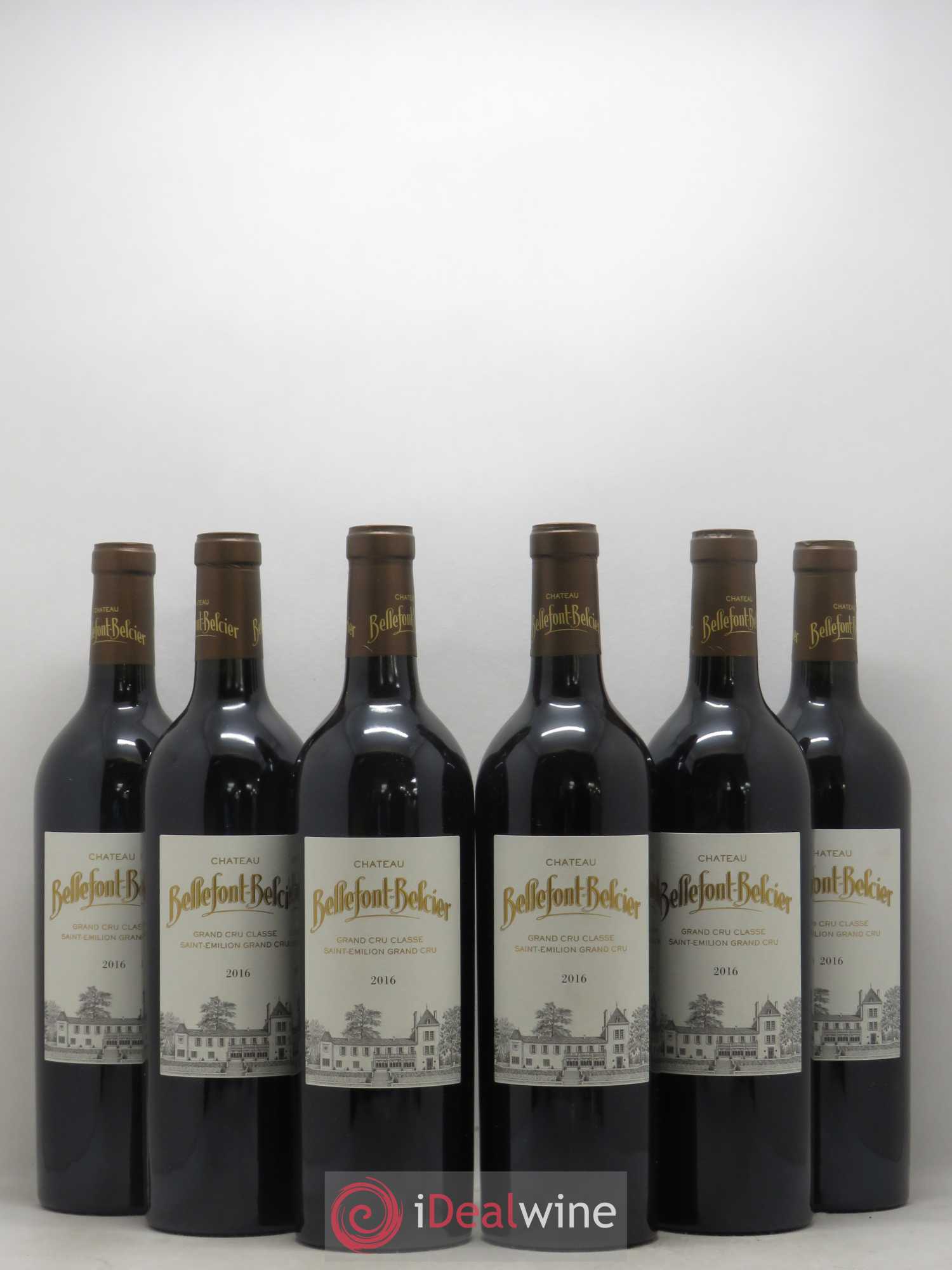 Château Bellefont-Belcier Grand Cru Classé 2016 - Lot de 6 bouteilles - 0