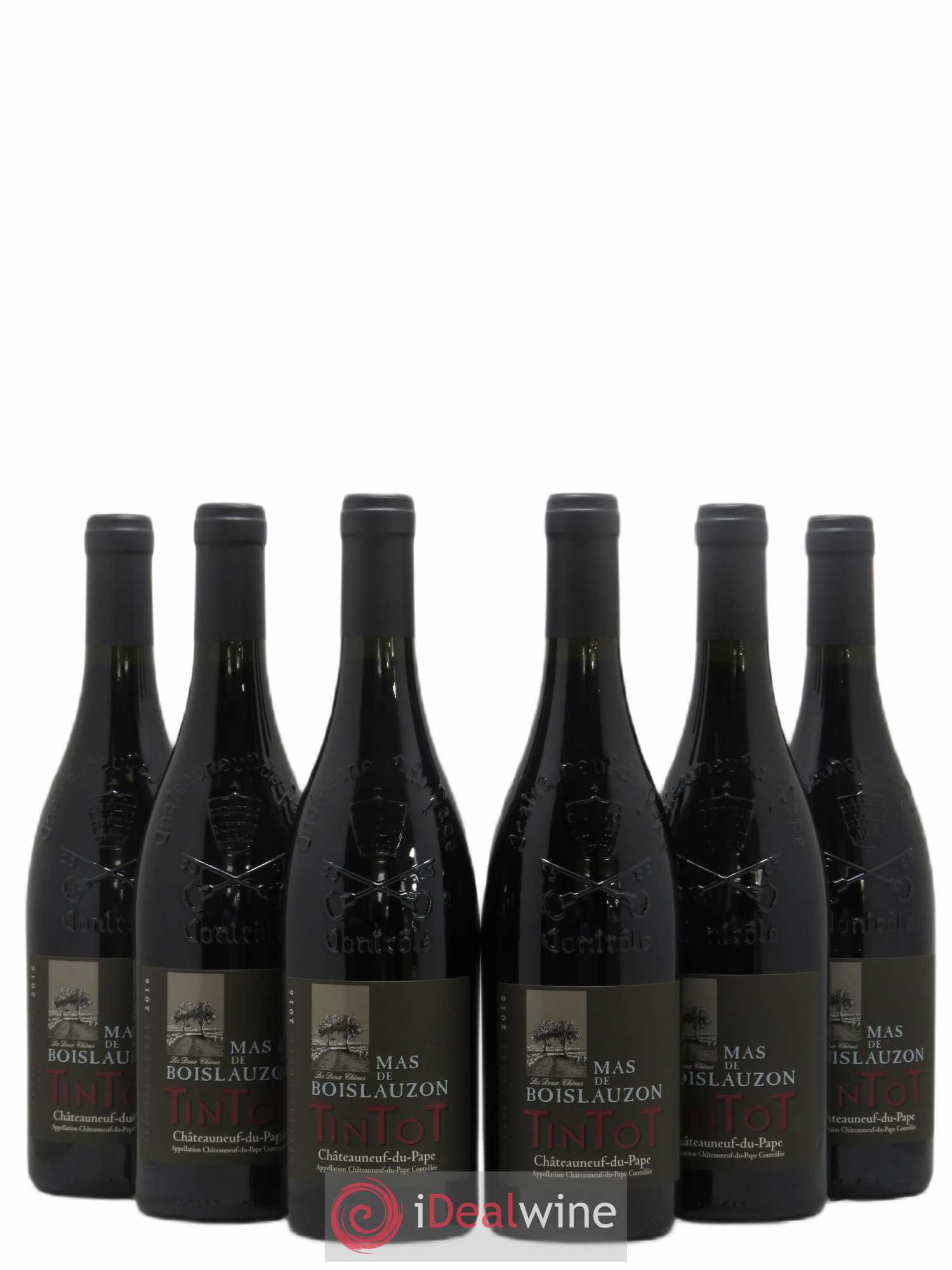 Châteauneuf-du-Pape Spéciale Cuvée Mas de Boislauzon Tintot 2016 - Posten von 6 Flaschen - 0