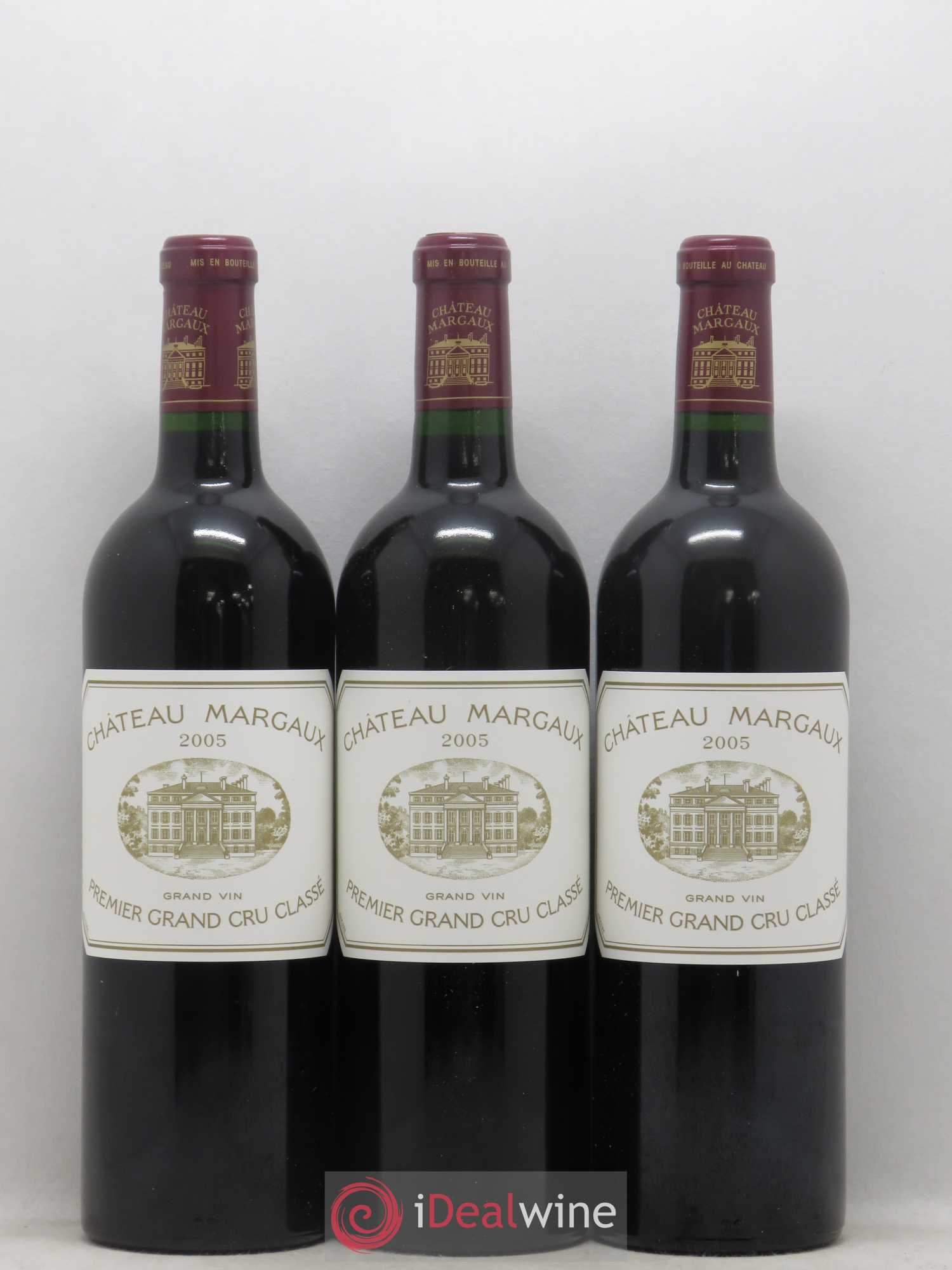 Château Margaux 1er Grand Cru Classé 2005 - Lot de 6 bouteilles - 1