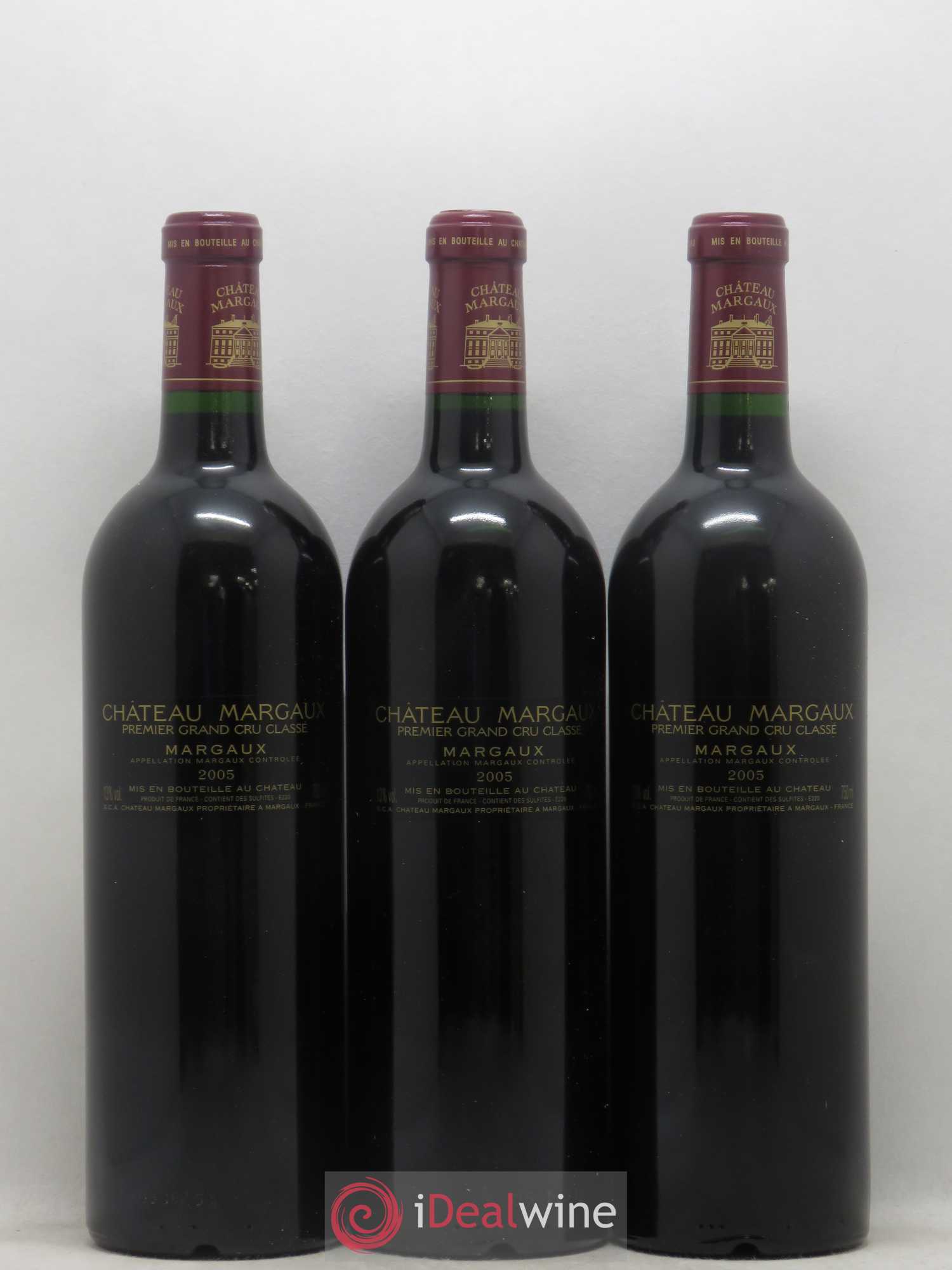 Château Margaux 1er Grand Cru Classé 2005 - Lot de 6 bouteilles - 4