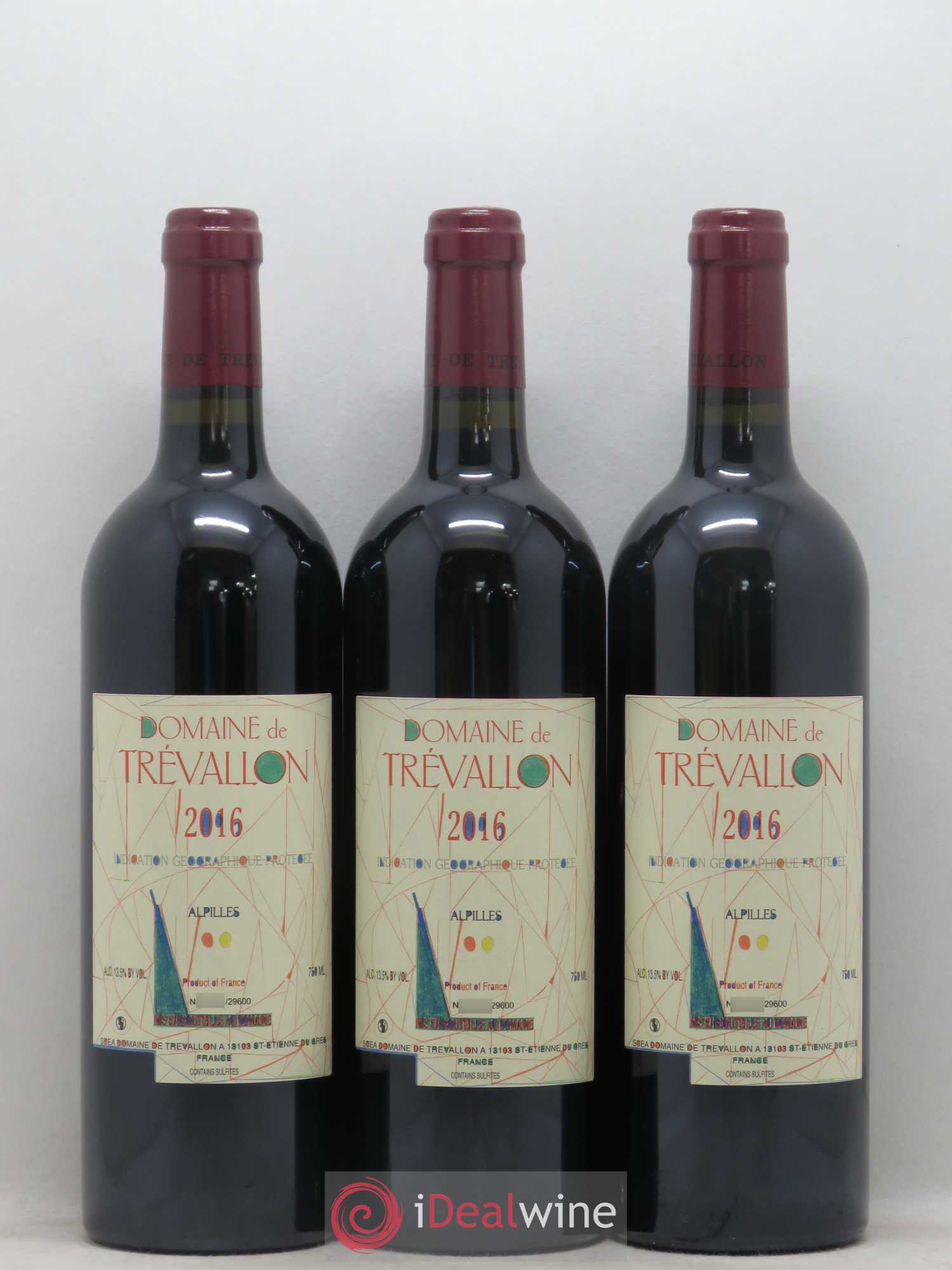 Alpilles Trévallon (Domaine de) Eloi Dürrbach 2016 - Lot de 6 bouteilles - 1