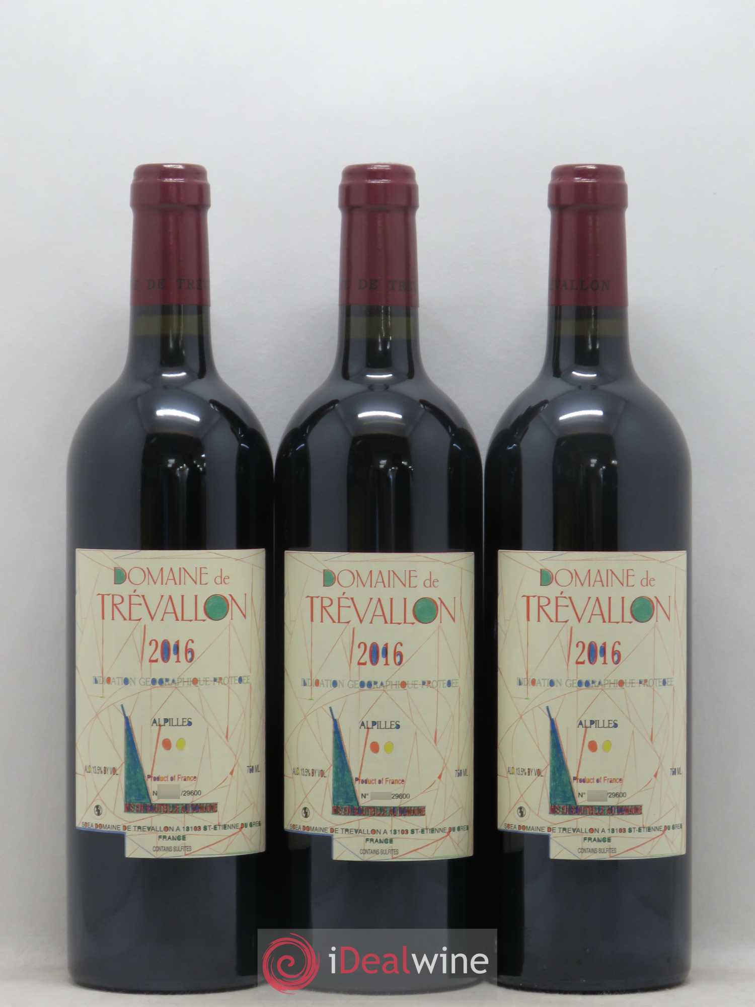Alpilles Trévallon (Domaine de) Eloi Dürrbach 2016 - Lot de 6 bouteilles - 2