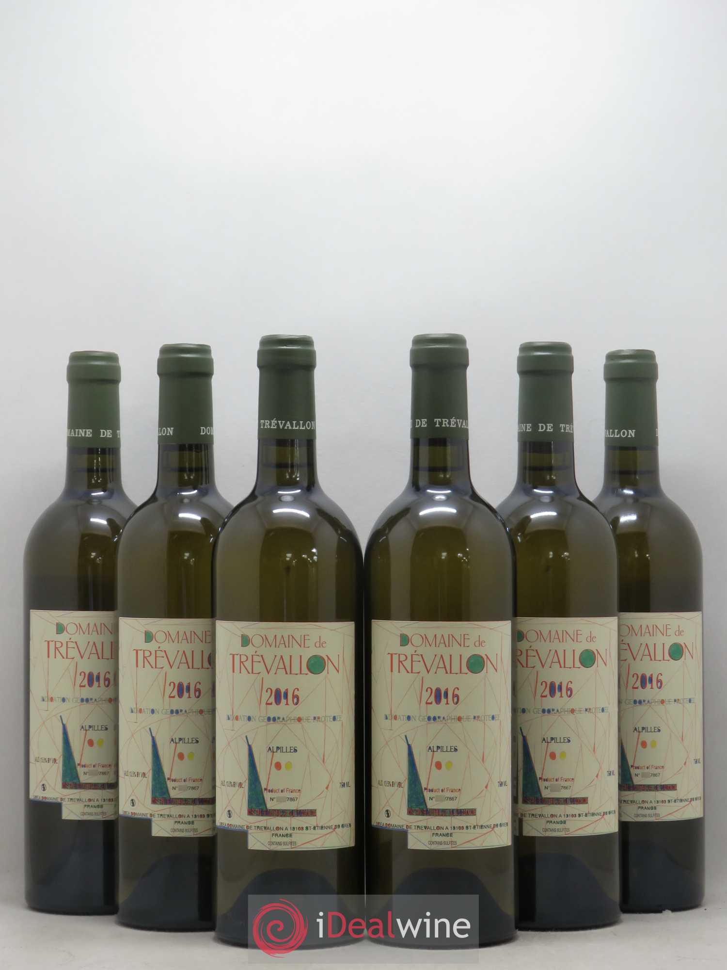 Alpilles Trévallon (Domaine de) Eloi Dürrbach 2016 - Lot de 6 bouteilles - 0