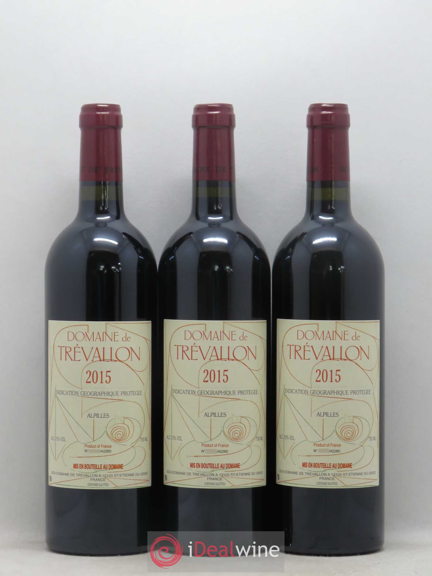 Alpilles Trévallon (Domaine de) Eloi Dürrbach 2015 - Lot de 6 bouteilles - 1