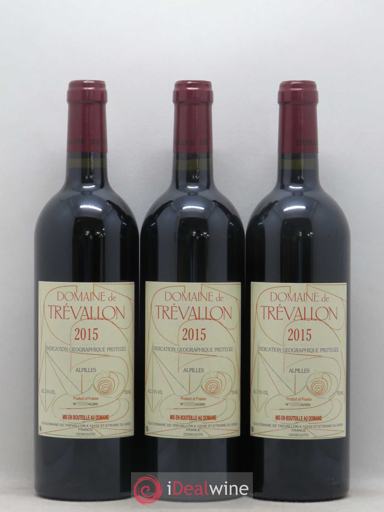 Alpilles Trévallon (Domaine de) Eloi Dürrbach 2015 - Lot de 6 bouteilles - 2