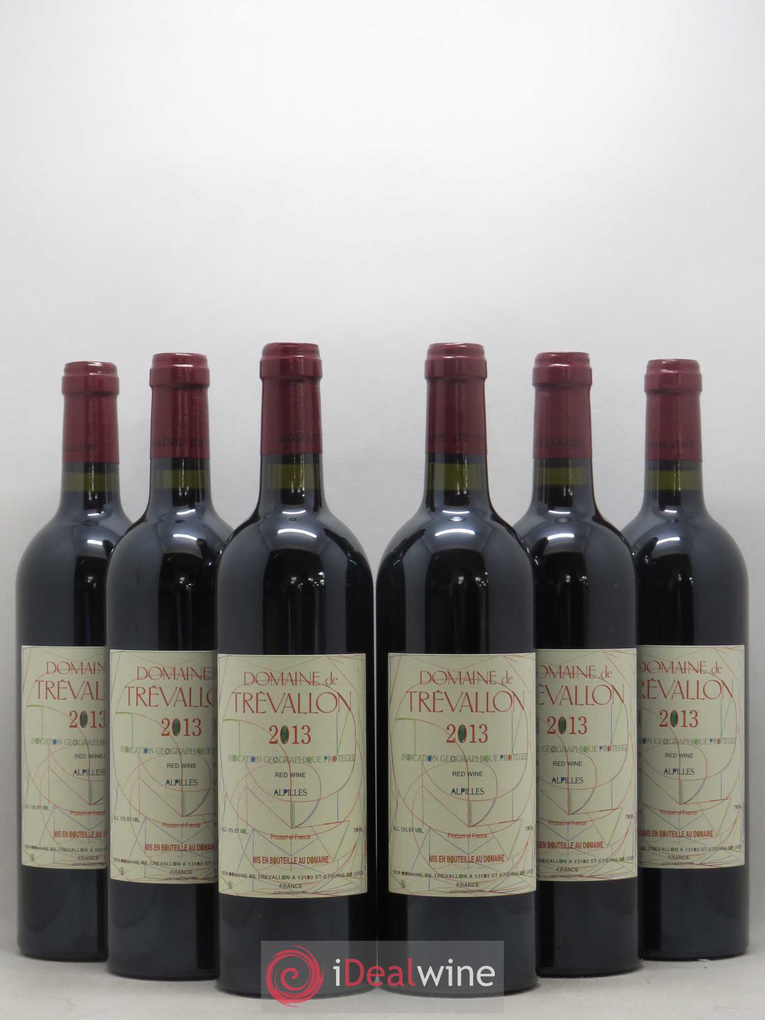 Alpilles Trévallon (Domaine de) Eloi Dürrbach 2013 - Lot de 6 bouteilles - 0
