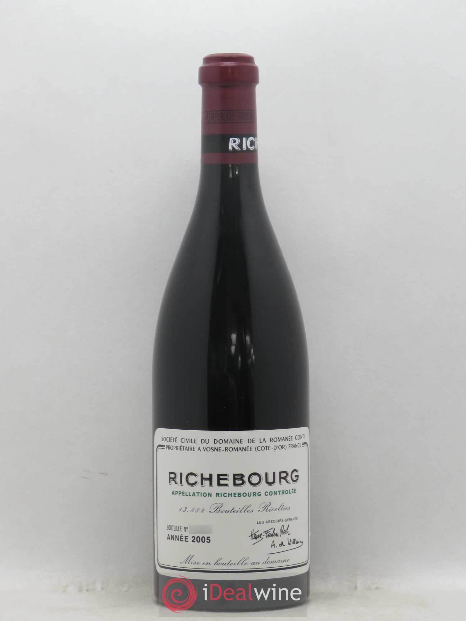 Richebourg Grand Cru Domaine de la Romanée-Conti 2005 - Posten von 1 Flasche - 0