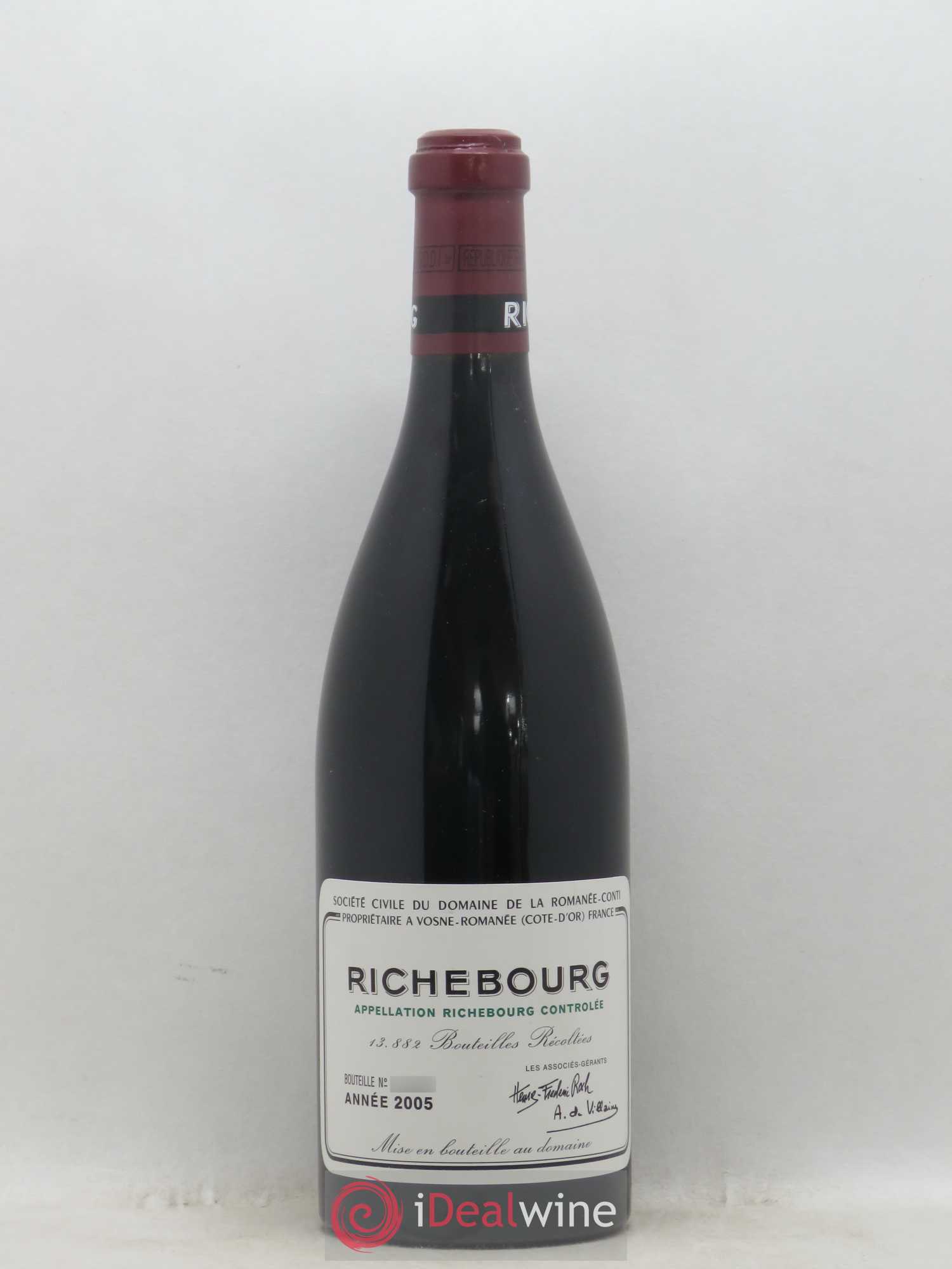 Richebourg Grand Cru Domaine de la Romanée-Conti 2005 - Lot de 1 bouteille - 0