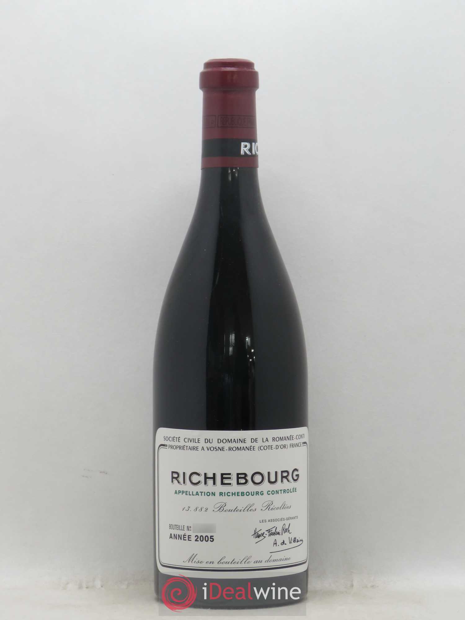Richebourg Grand Cru Domaine de la Romanée-Conti 2005 - Lot de 1 bouteille - 0