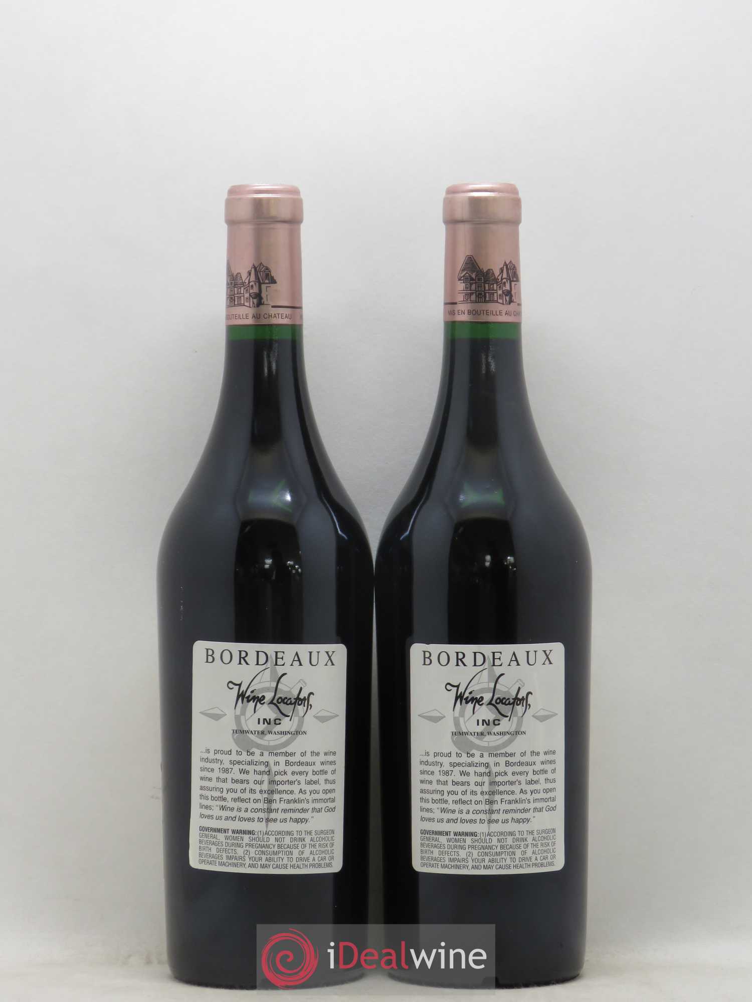 Château Haut Brion 1er Grand Cru Classé 2000 - Lot de 2 bouteilles - 1