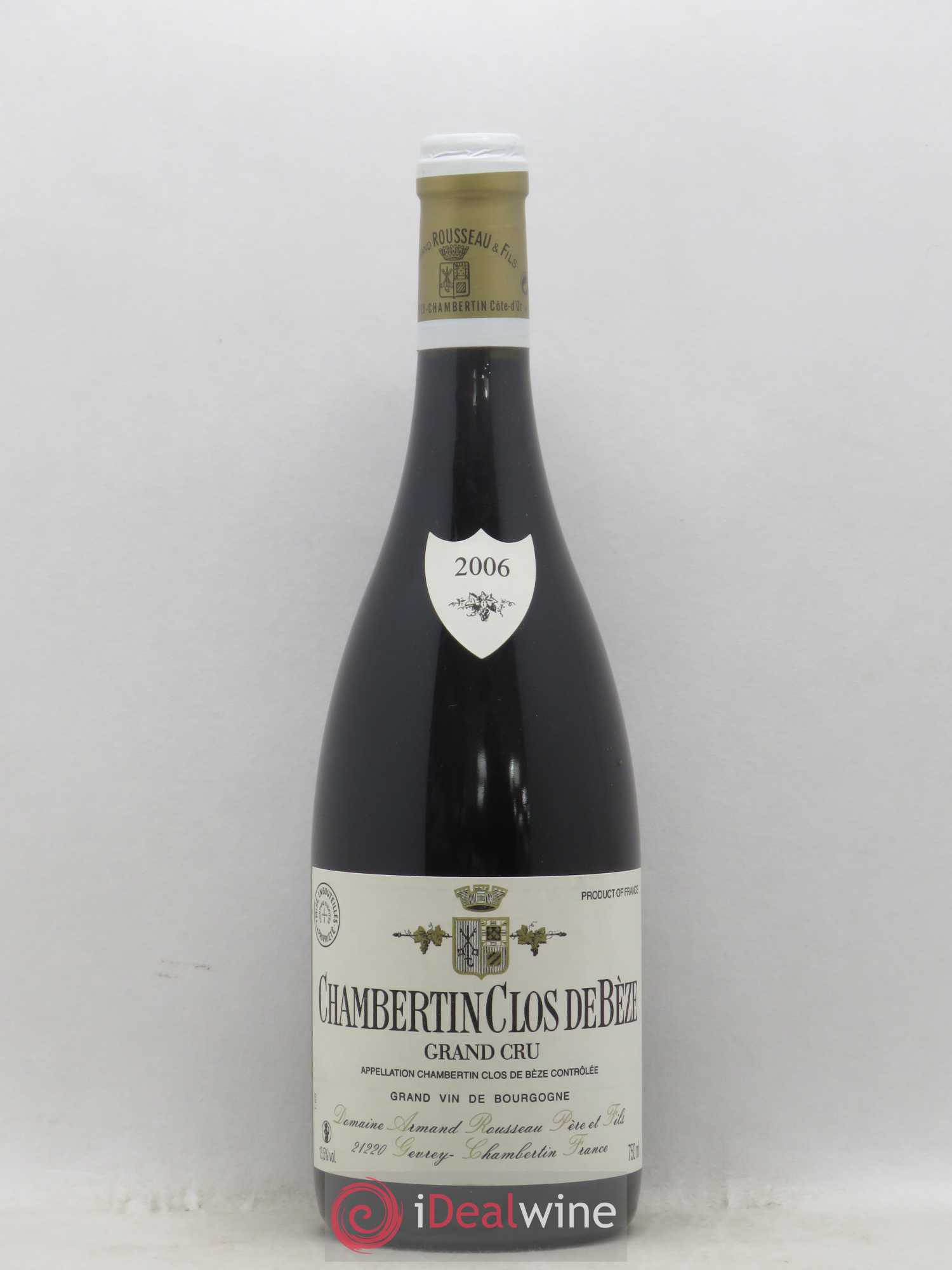 Chambertin Clos de Bèze Grand Cru Armand Rousseau (Domaine) 2006 - Lot de 1 bouteille - 0