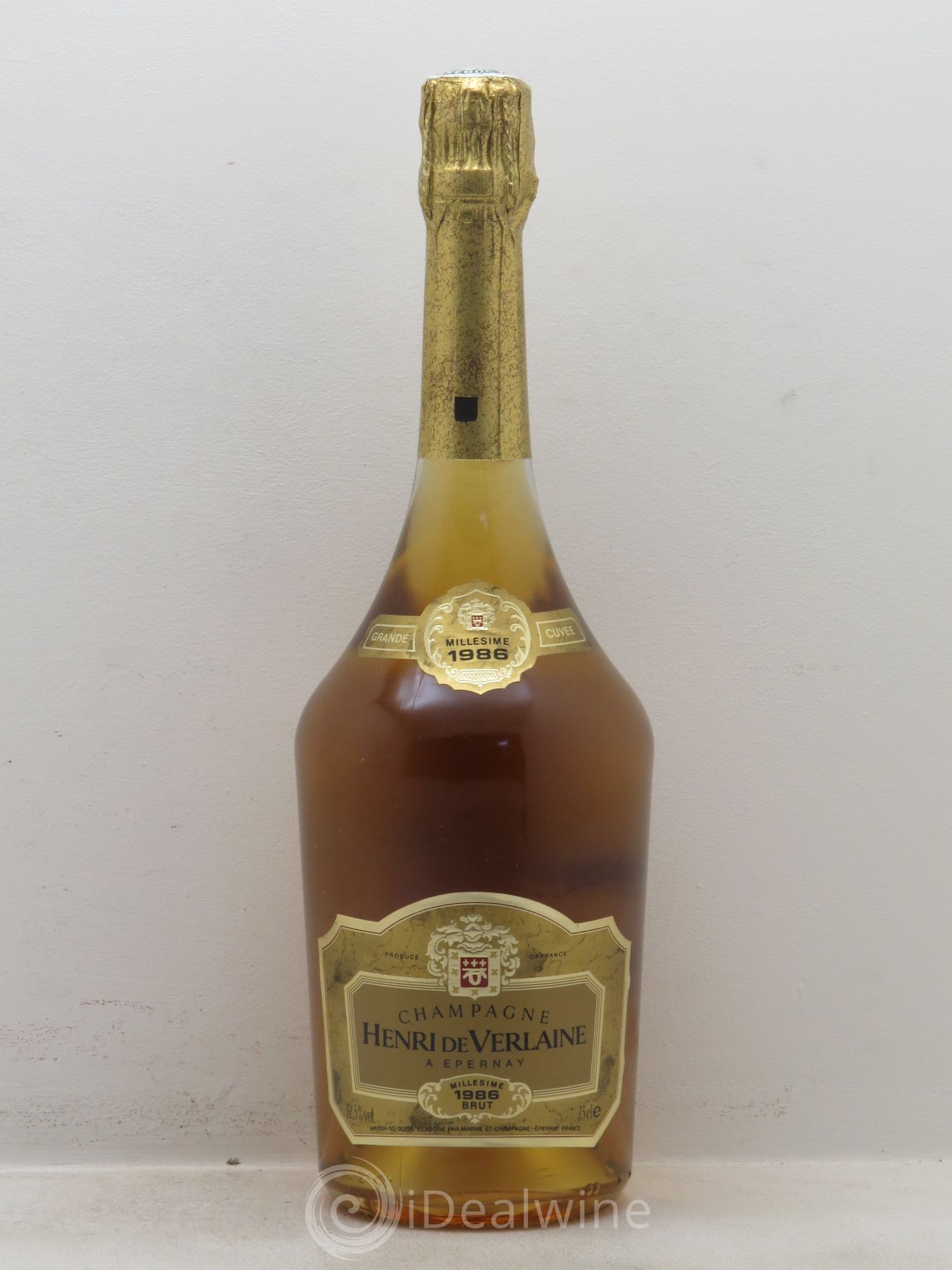 Champagne Henri de Verlaine 1986 - Posten von 1 Flasche - 0