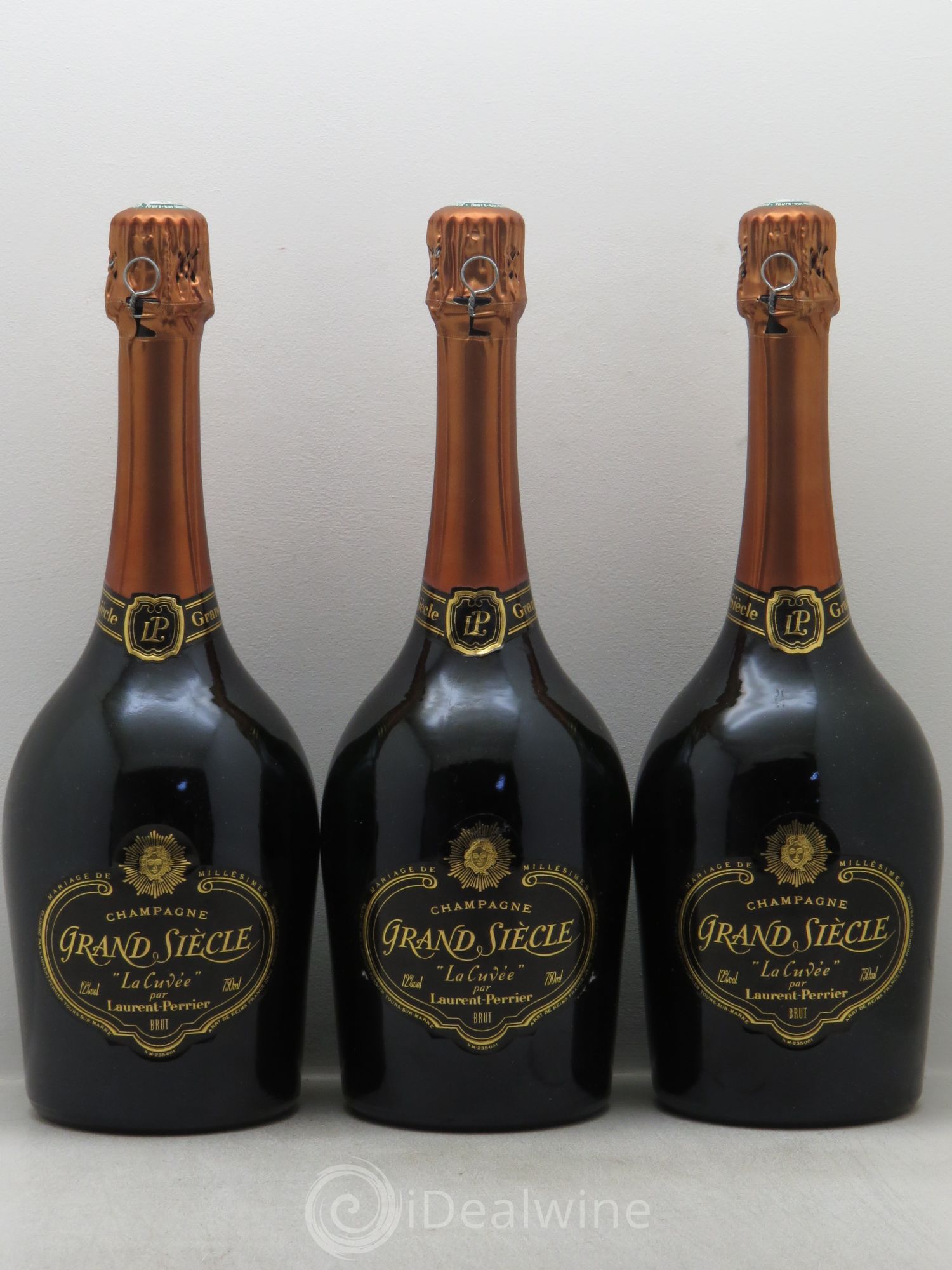Grand Siècle Laurent Perrier La Cuvée - Lot de 3 bouteilles - 0