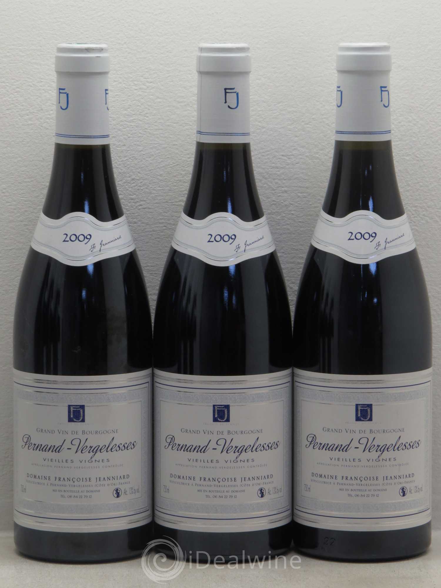Pernand-Vergelesses Vieilles Vignes - F.Jeanniard 2009 - Posten von 6 Flaschen - 1