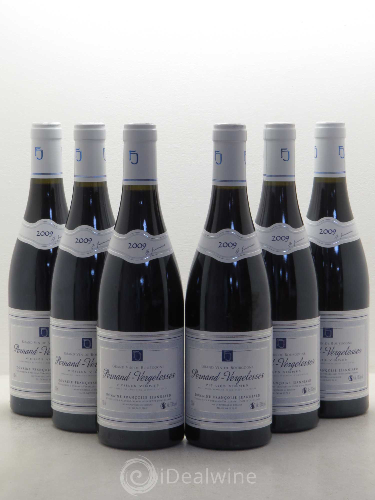 Pernand-Vergelesses Vieilles Vignes - F.Jeanniard 2009 - Posten von 6 Flaschen - 0