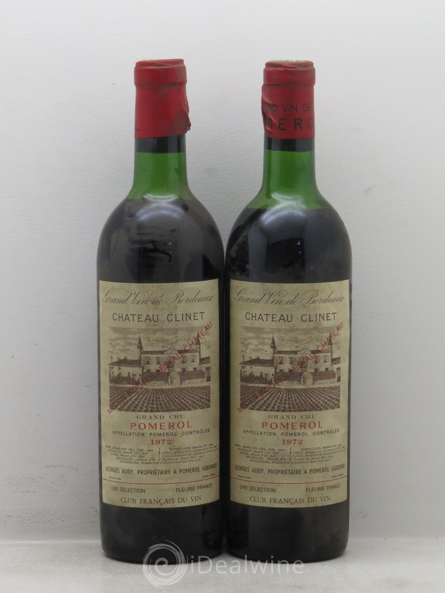 Château Clinet 1972 - Posten von 2 Flaschen - 0