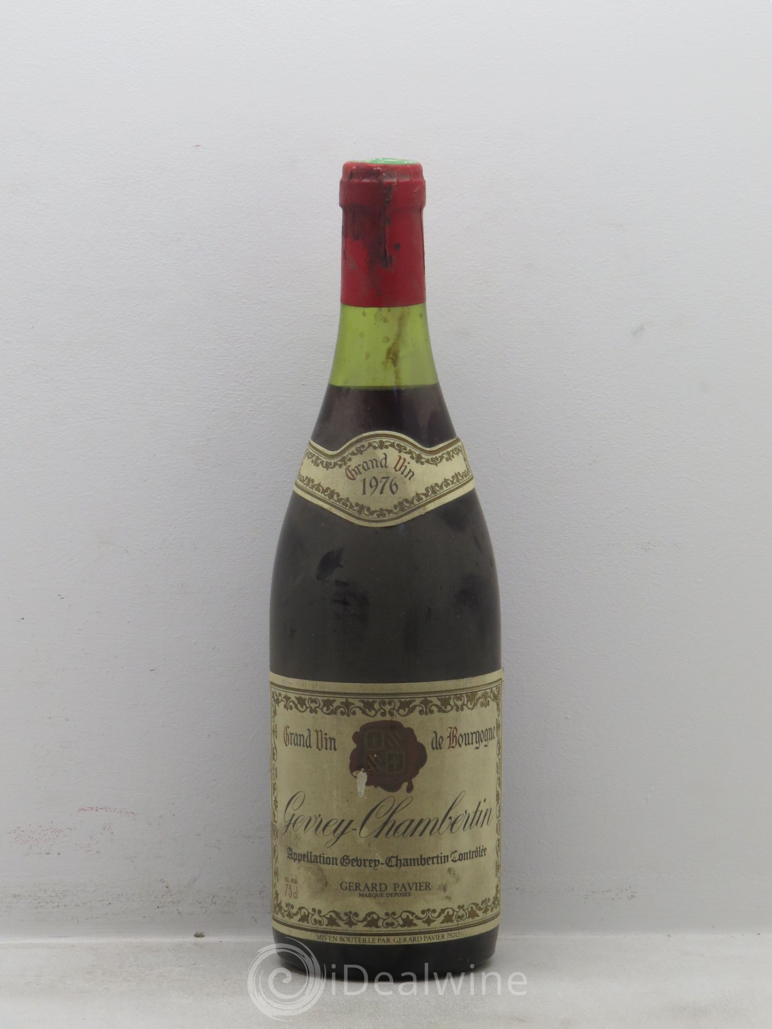 Gevrey-Chambertin Gérard Pavier 1976 - Lot de 1 bouteille - 0