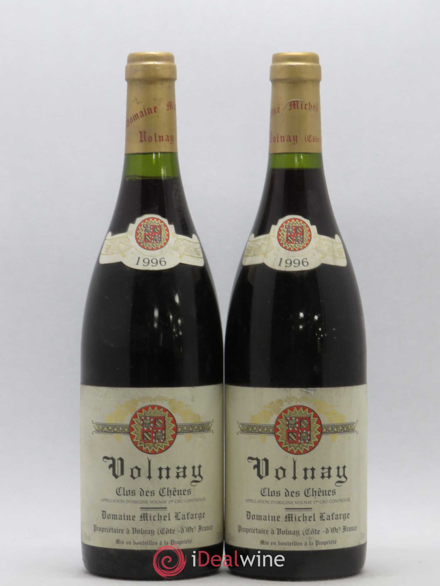Volnay 1er Cru Clos des Chênes Lafarge (Domaine) 1996 - Lot de 2 bouteilles - 0