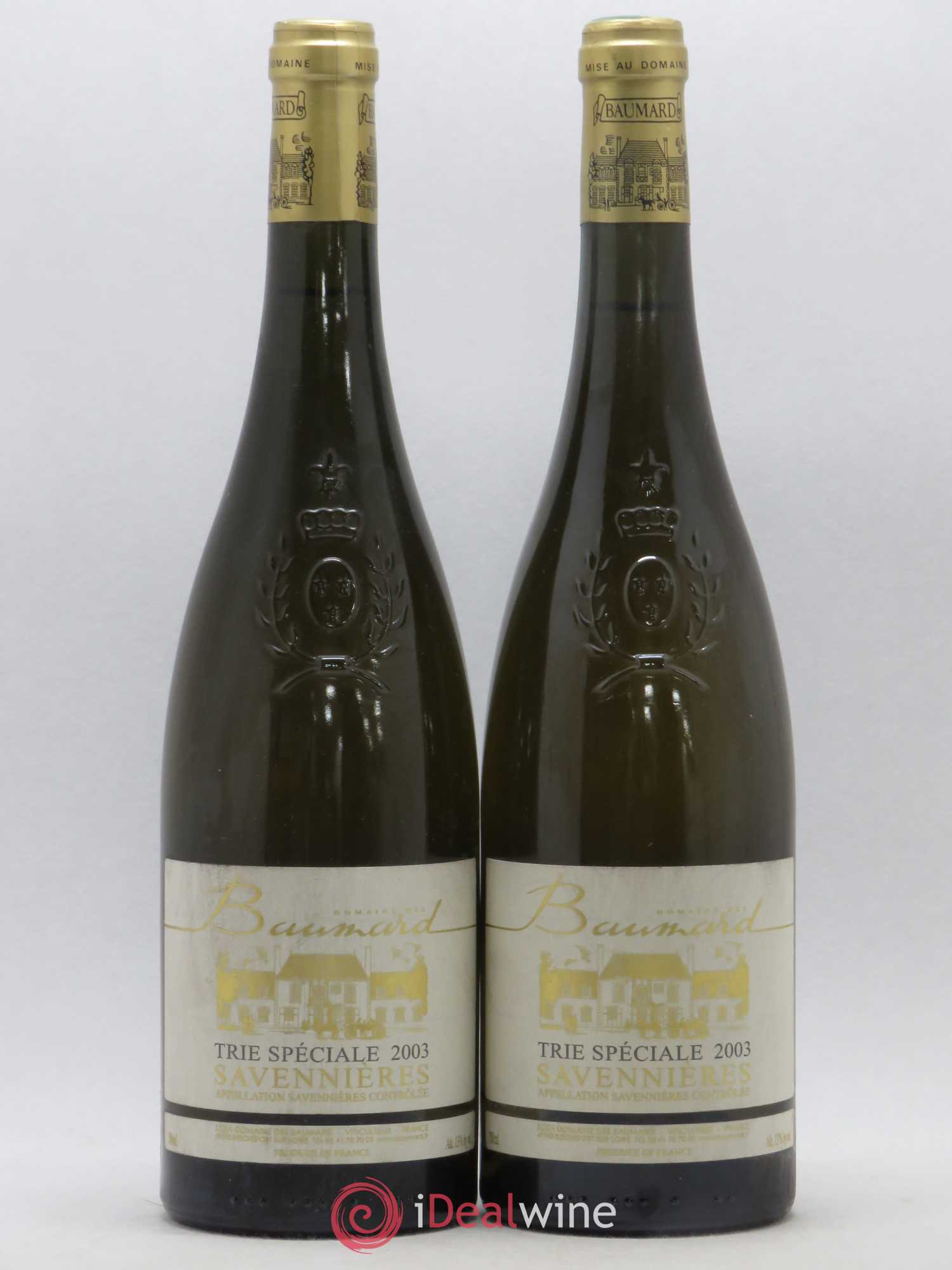 Savennières Trie spéciale Domaine des Baumard 2003 - Posten von 2 Flaschen - 0