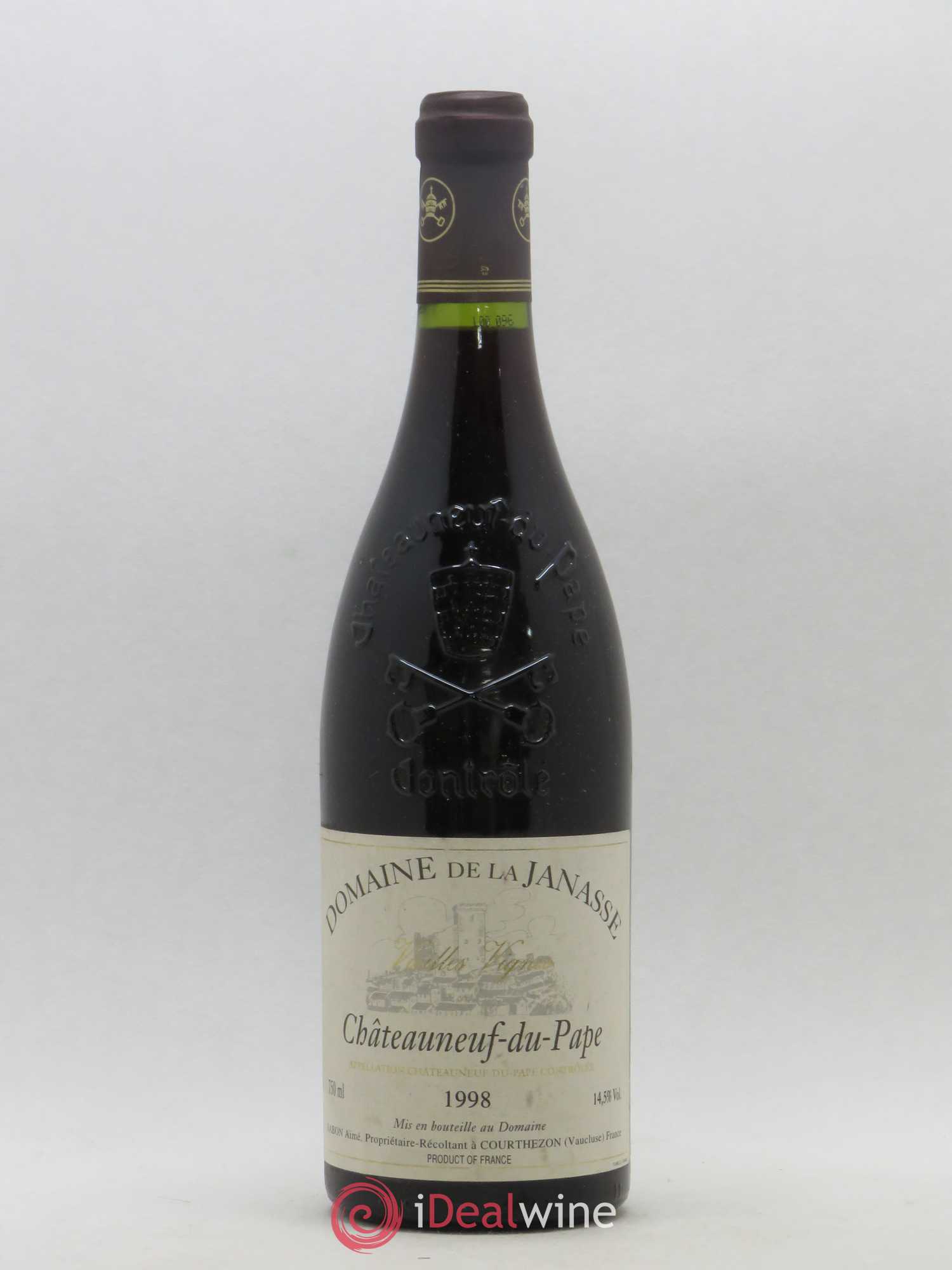 Châteauneuf-du-Pape Cuvée Vieilles Vignes La Janasse (Domaine de) 1998 - Lot de 1 bouteille - 0
