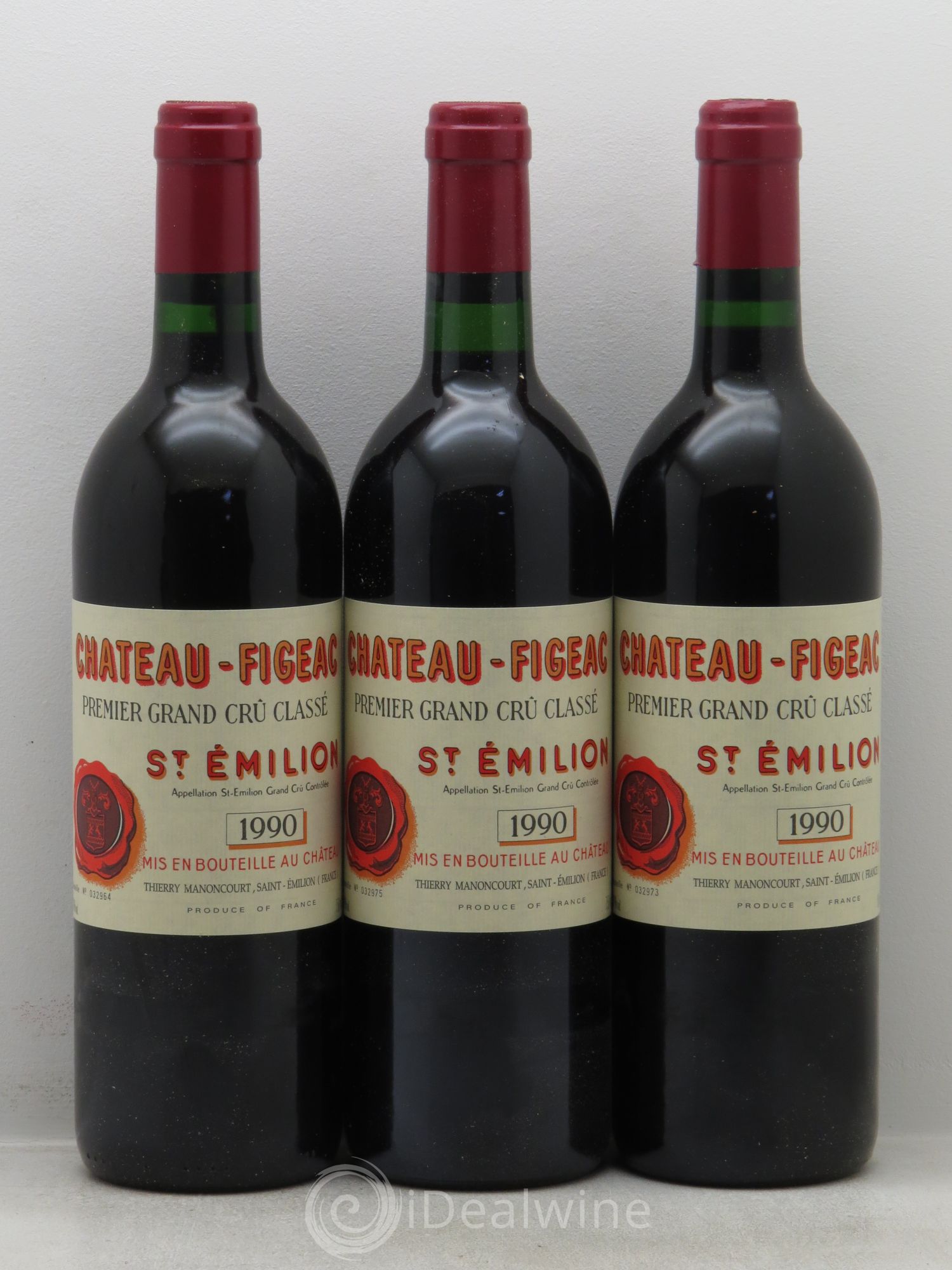 Château Figeac 1er Grand Cru Classé A 1990 - Lot de 12 bouteilles - 3