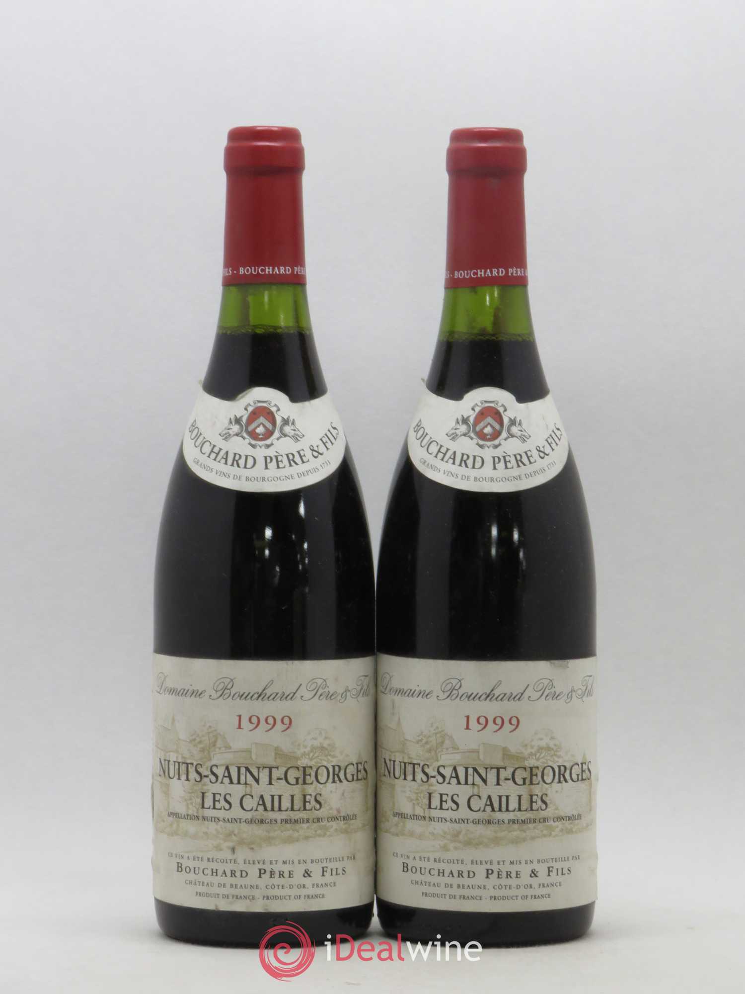 Nuits-Saint-Georges 1er Cru Les Cailles Bouchard Père & Fils 1999 - Lot de 2 bouteilles - 0