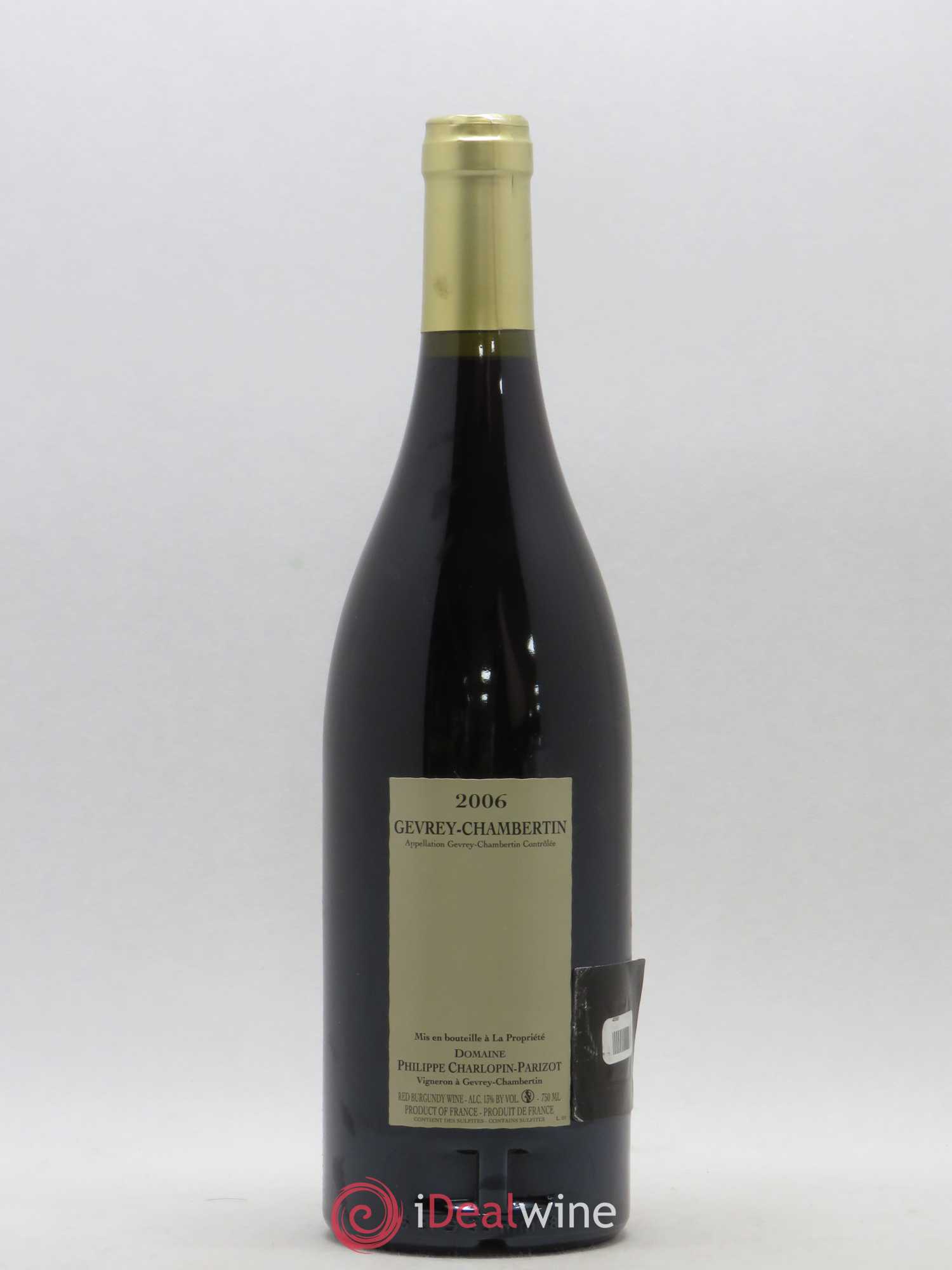 Gevrey-Chambertin La Justice Charlopin-Parizot 2006 - Posten von 1 Flasche - 1