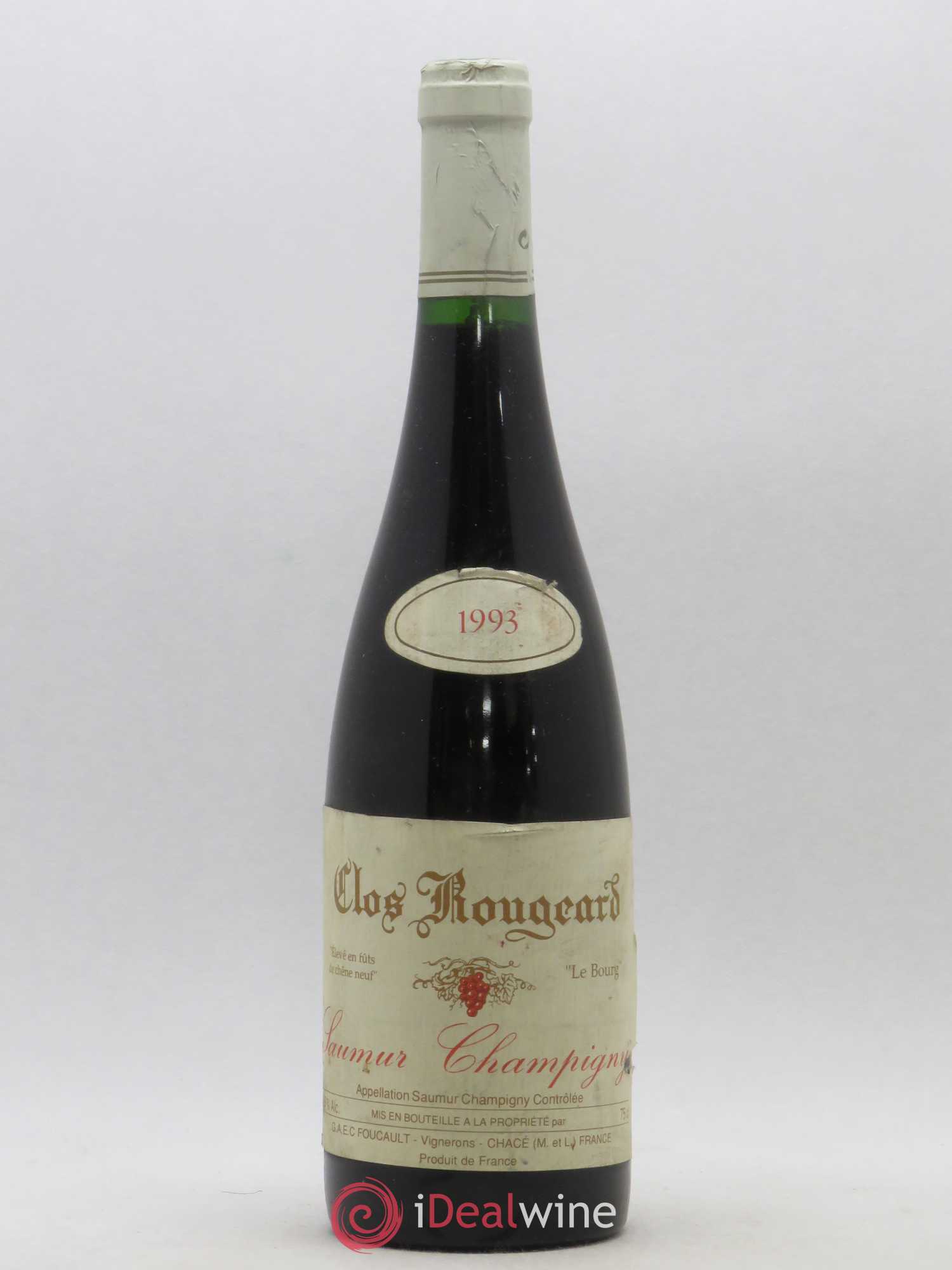Saumur-Champigny Le Bourg Clos Rougeard 1993 - Lot de 1 bouteille - 0
