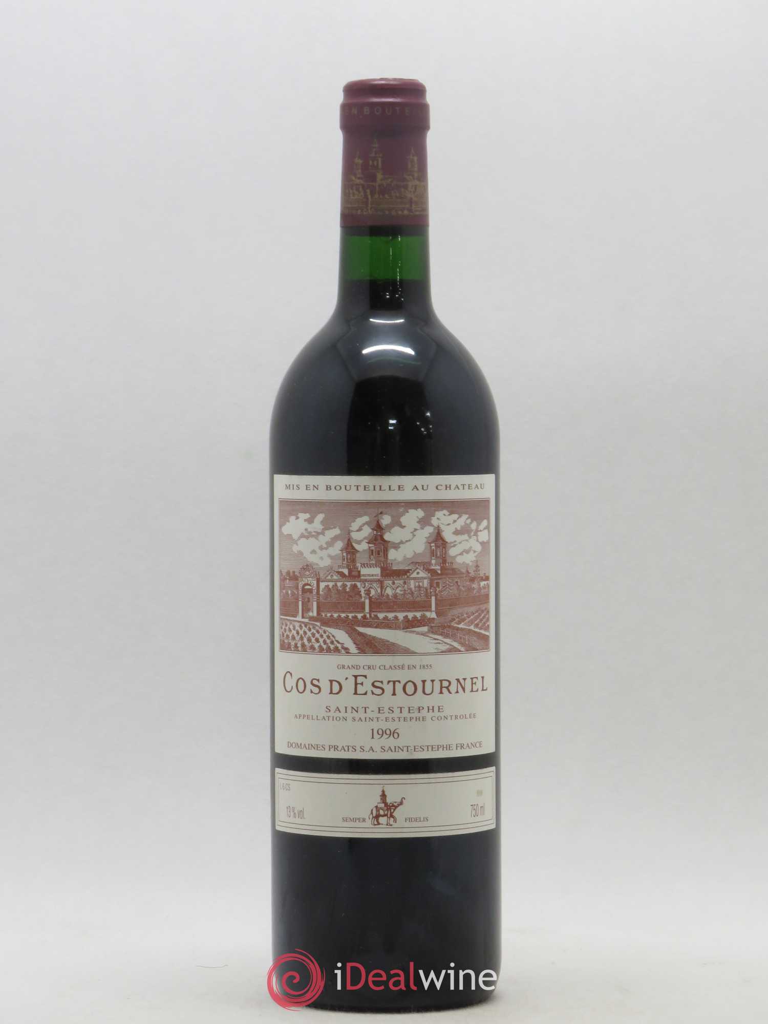 Cos d'Estournel 2ème Grand Cru Classé 1996 - Lot de 1 bouteille - 0