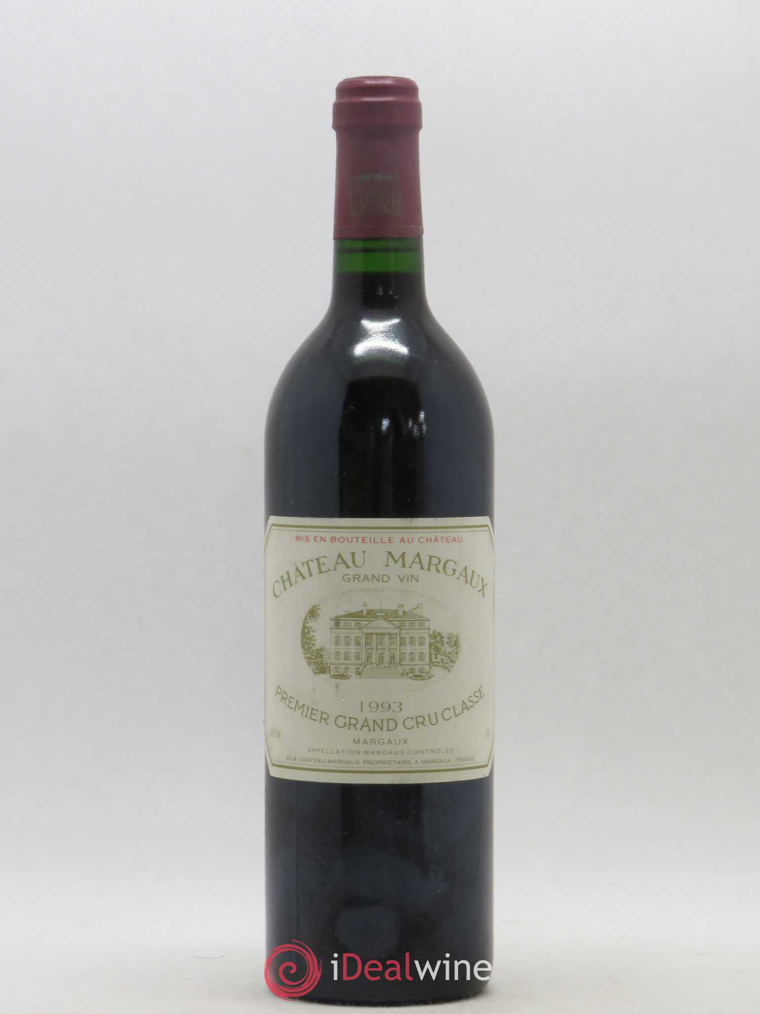 Château Margaux 1er Grand Cru Classé 1993 - Lot de 1 bouteille - 0