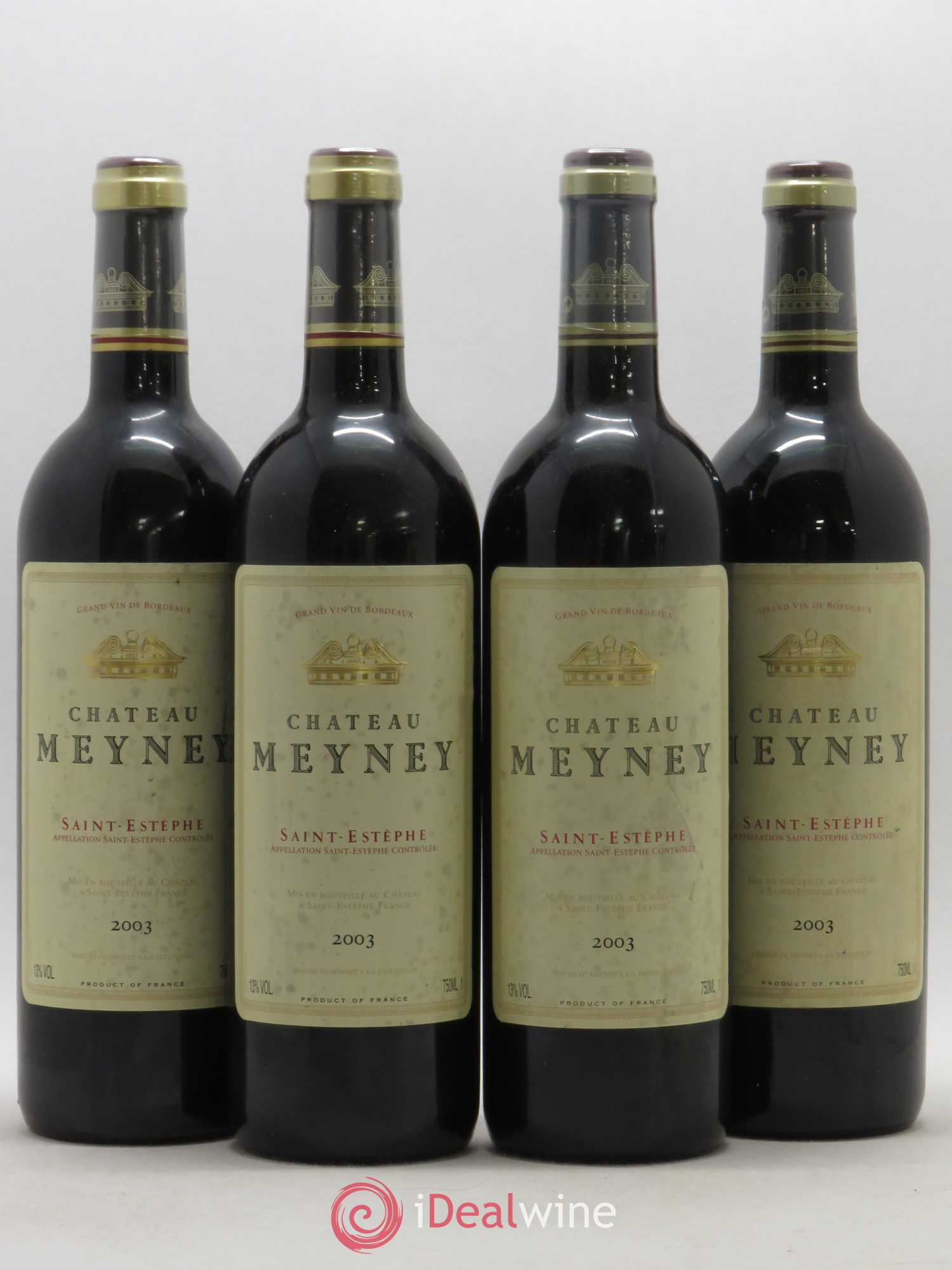Château Meyney 2003 - Lot de 4 bouteilles - 0