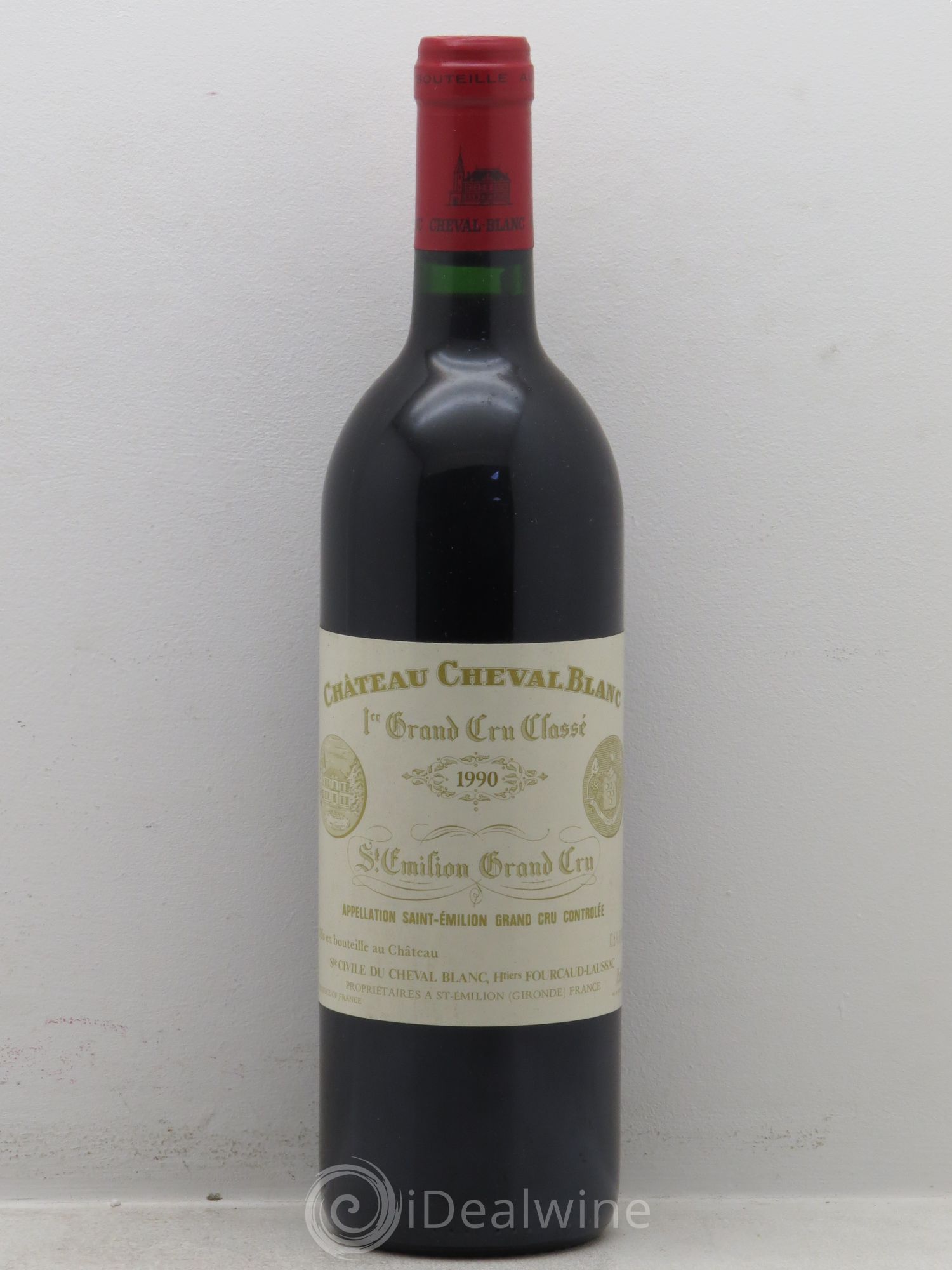 Château Cheval Blanc 1er Grand Cru Classé A 1990 - Lot de 1 bouteille - 0