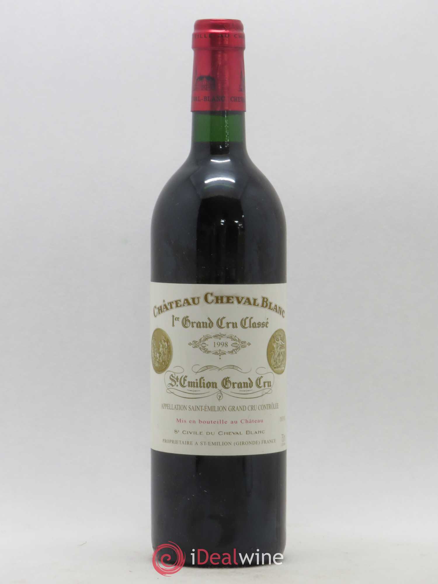 Château Cheval Blanc 1er Grand Cru Classé A 1998 - Lot de 1 bouteille - 0