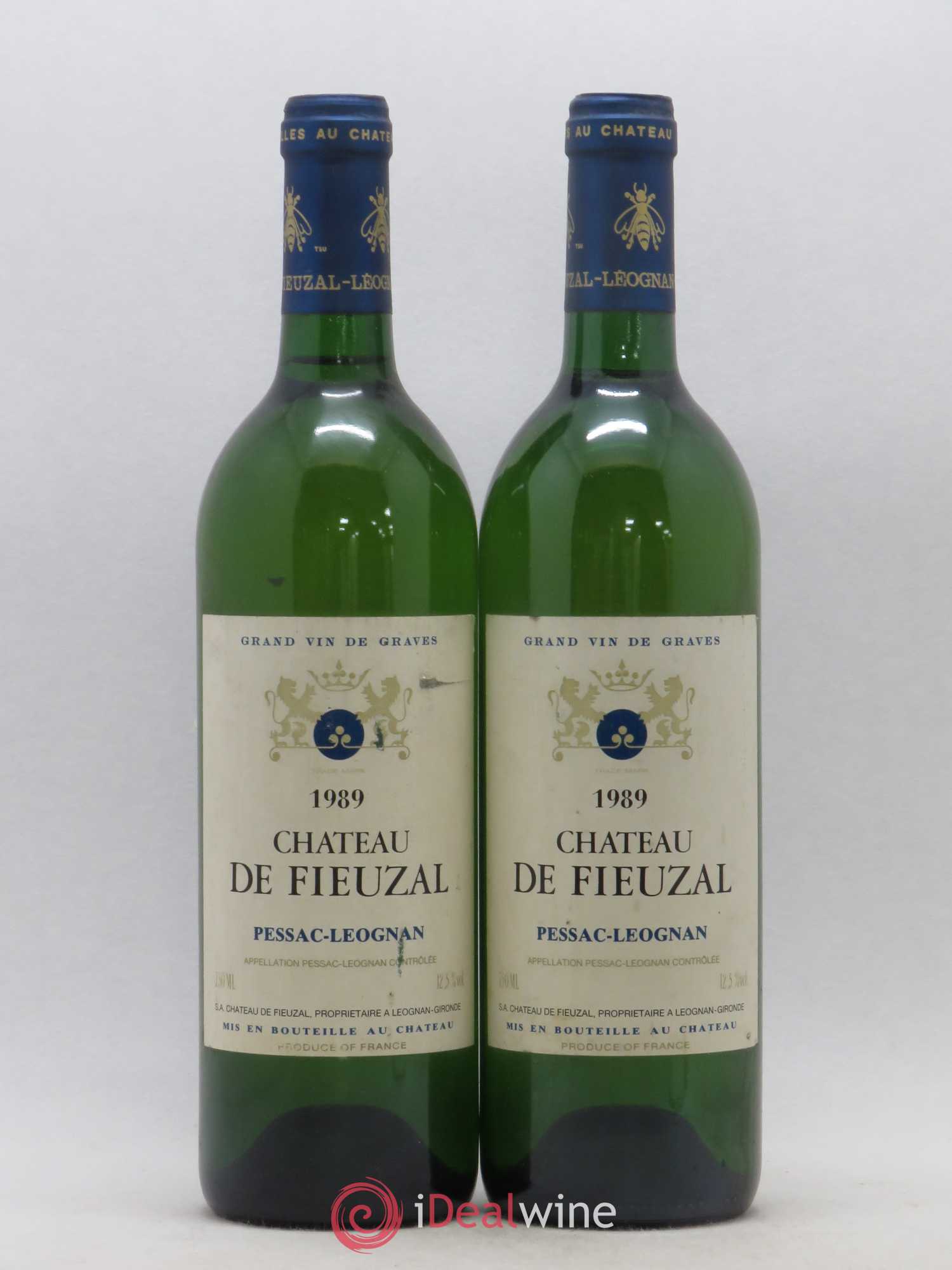 Château de Fieuzal 1989 - Lot de 2 bouteilles - 0