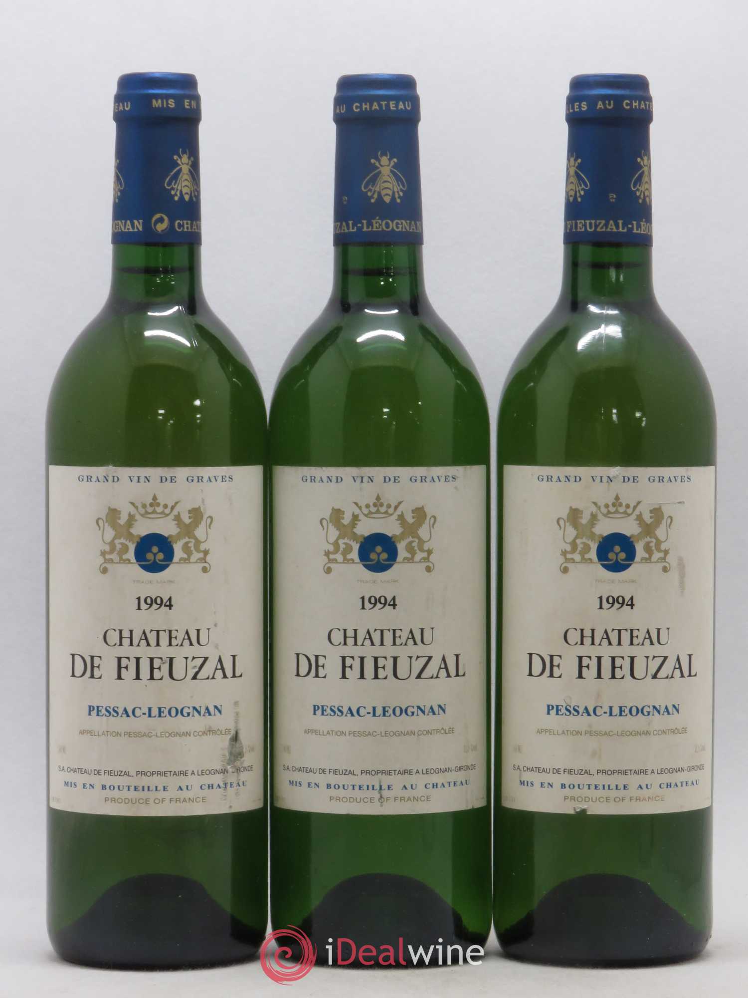 Château de Fieuzal 1994 - Lot de 3 bouteilles - 0