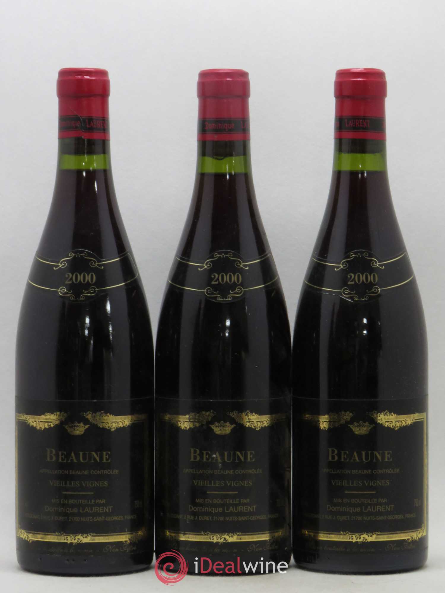 Beaune Vieilles Vignes Dominique Laurent 2000 - Lot de 6 bouteilles - 2