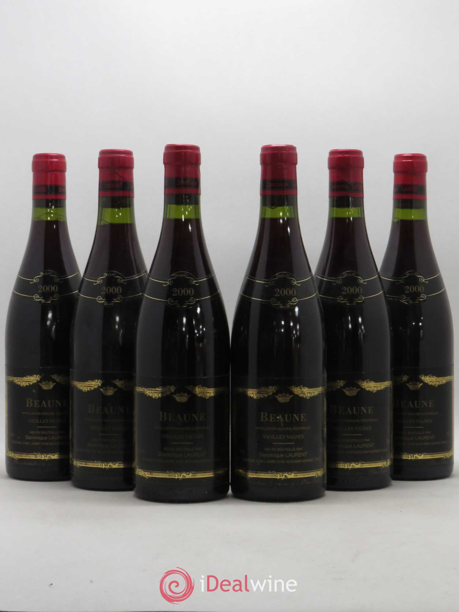 Beaune Vieilles Vignes Dominique Laurent 2000 - Lot de 6 bouteilles - 0