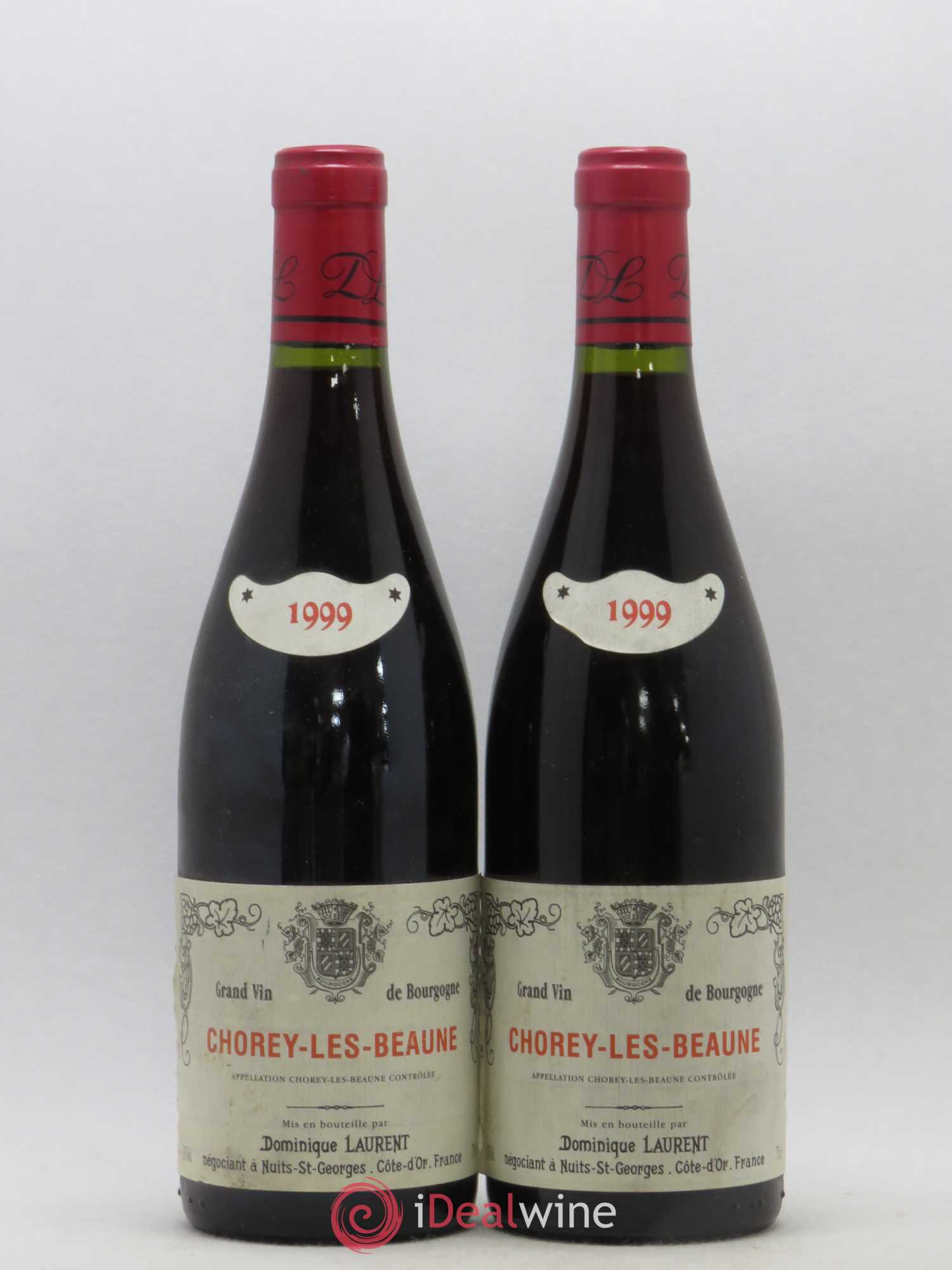 Chorey-lès-Beaune Dominique Laurent 1999 - Lot de 2 bouteilles - 0