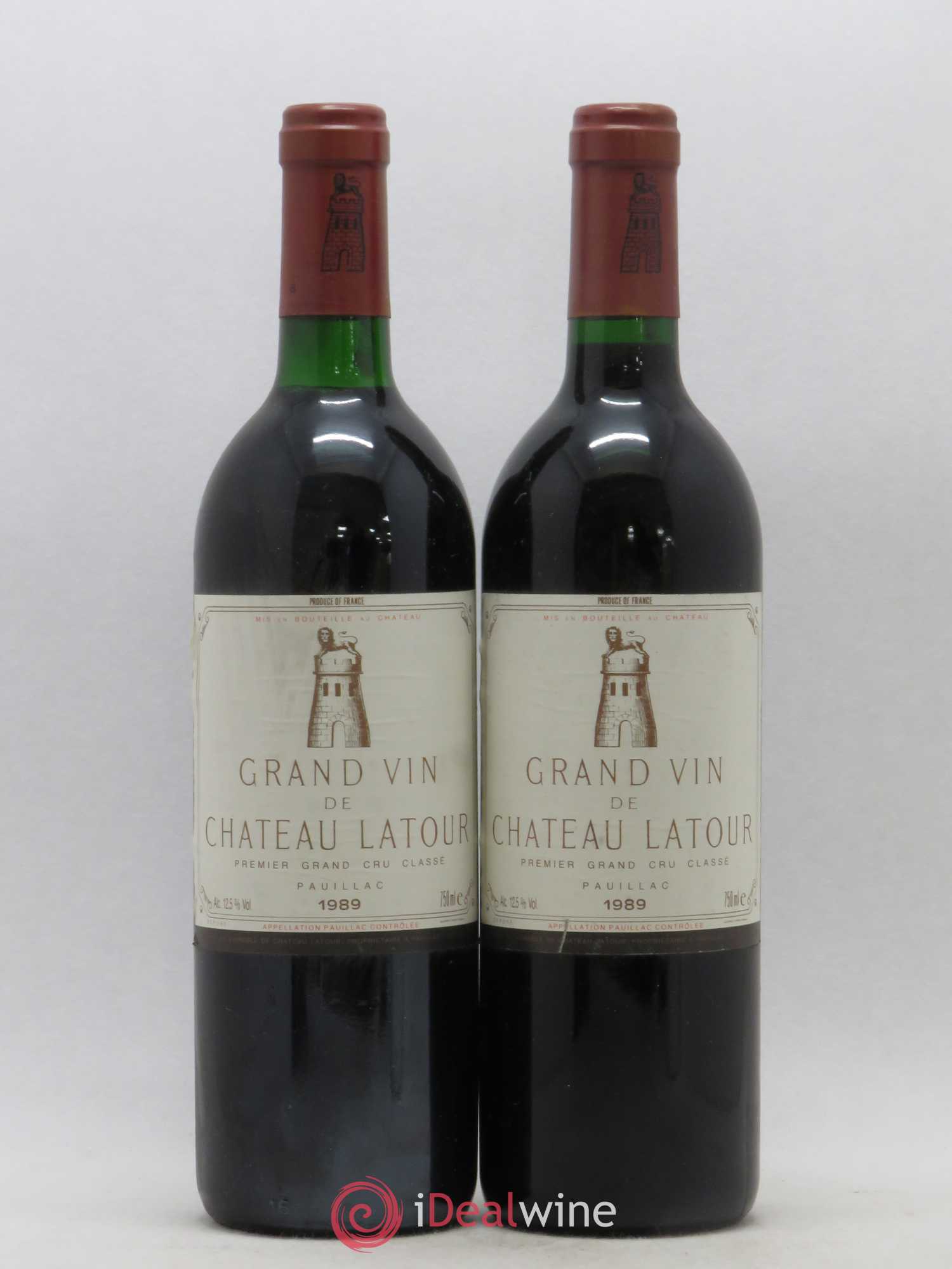 Château Latour 1er Grand Cru Classé 1989 - Lot de 2 bouteilles - 0