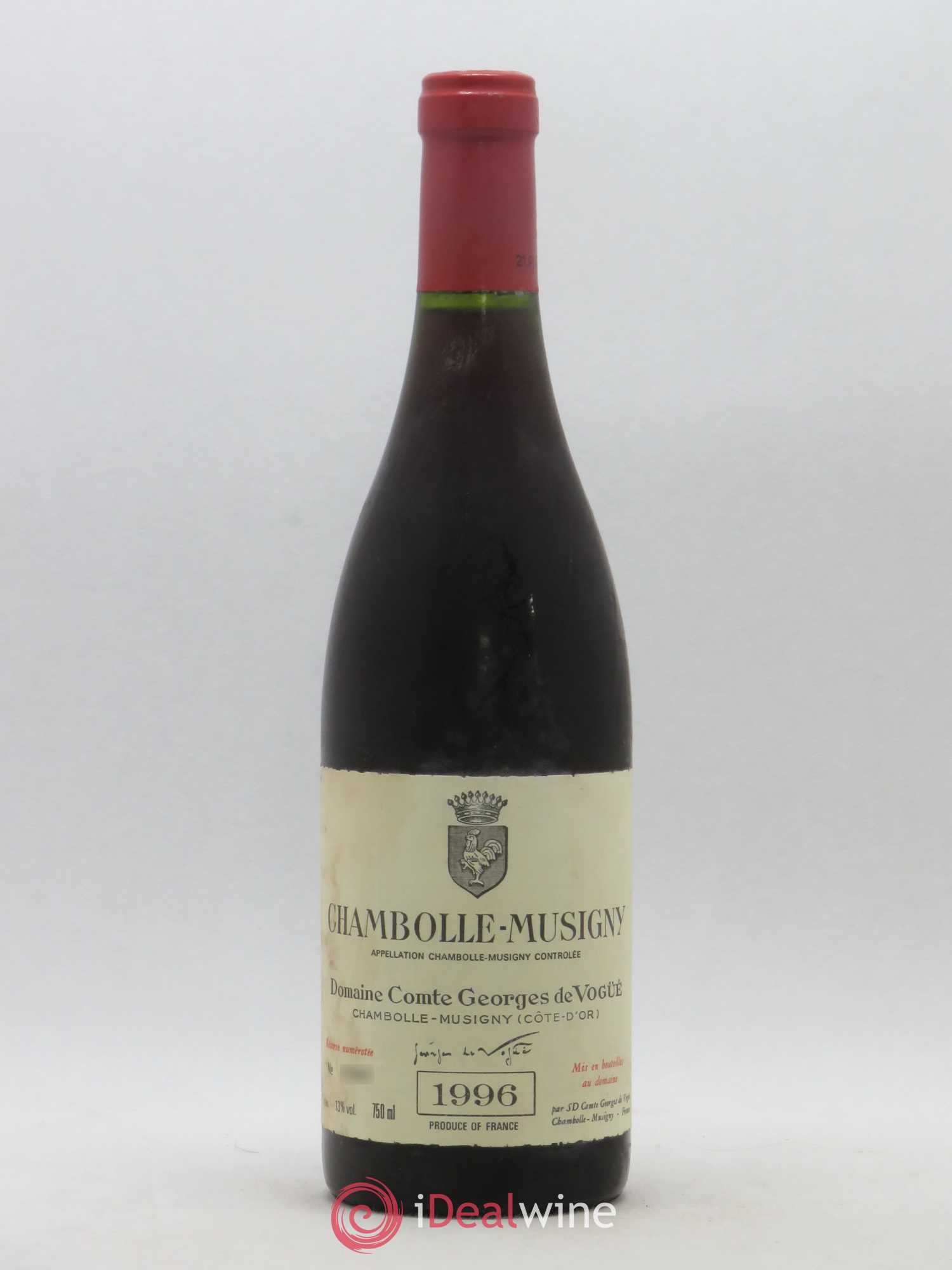 Chambolle-Musigny Comte Georges de Vogüé 1996 - Lot de 1 bouteille - 0