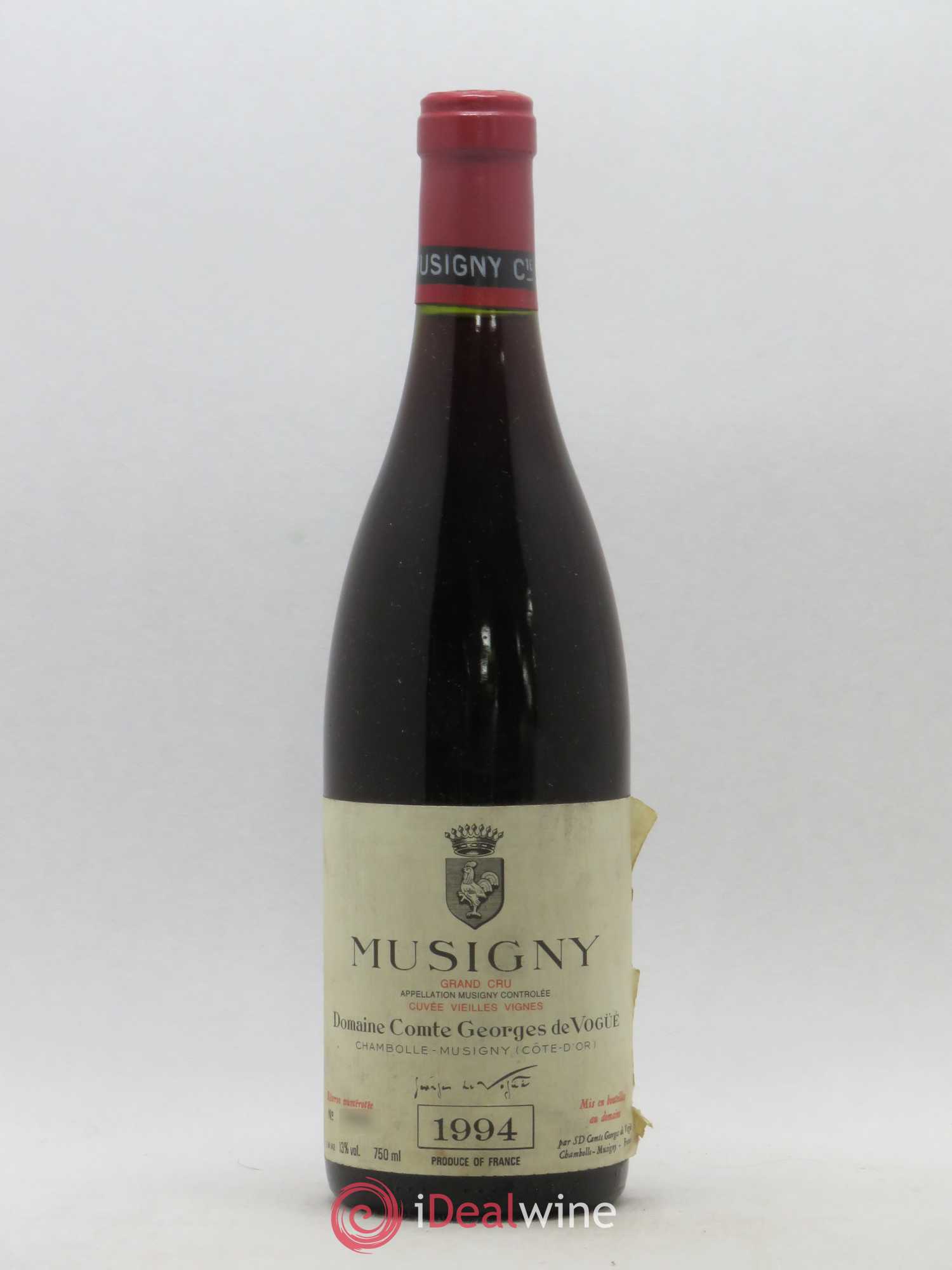 Musigny Grand Cru Cuvée Vieilles Vignes Comte Georges de Vogüé 1994 - Lot de 1 bouteille - 0