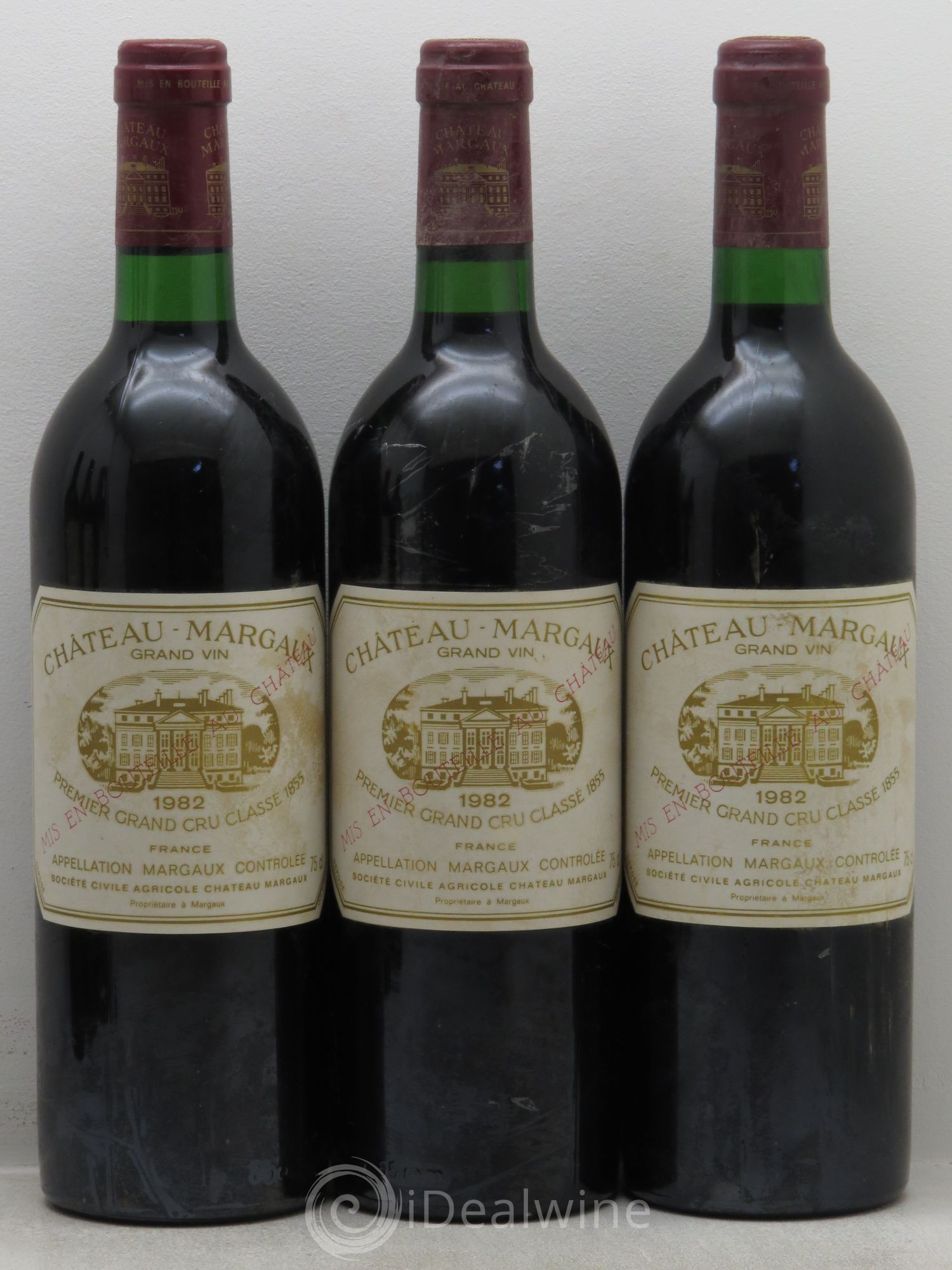Château Margaux 1er Grand Cru Classé 1982 - Lot de 6 bouteilles - 2
