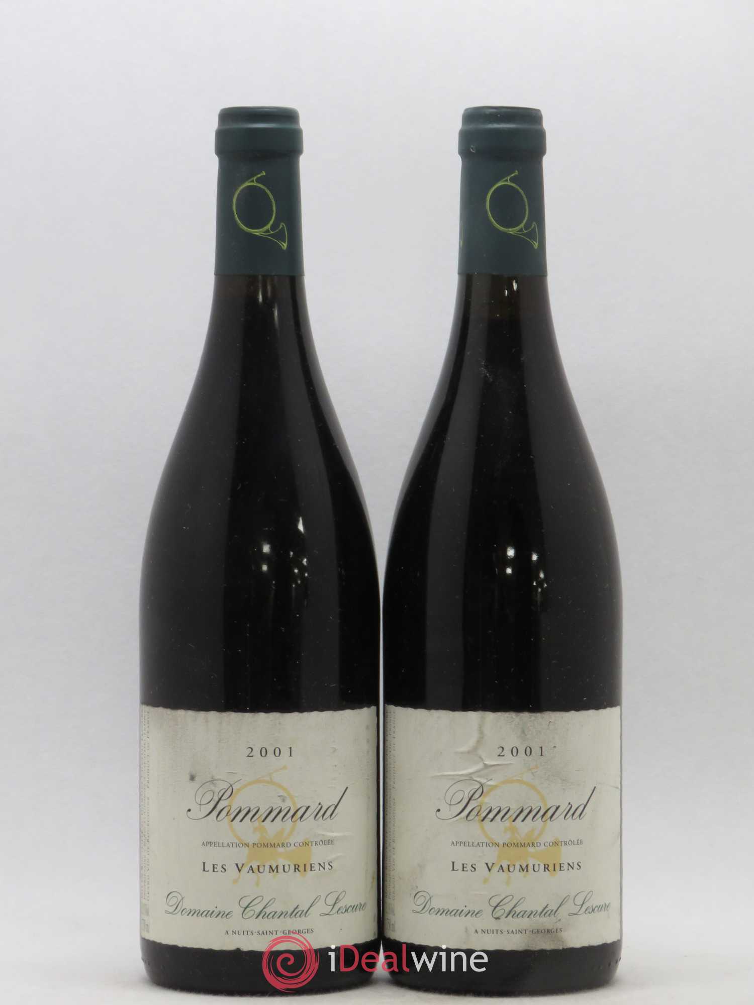 Pommard Les Vaumuriens Chantal Lescure 2001 - Lot de 2 bouteilles - 0